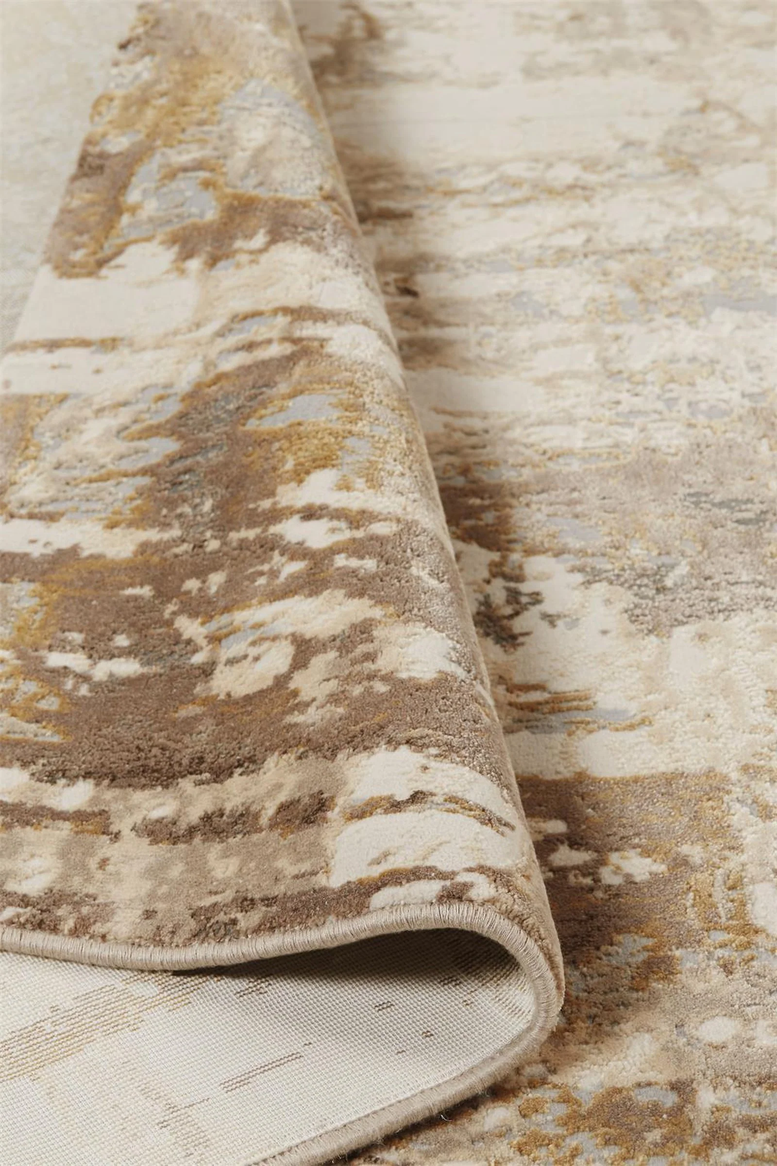Feizy Parker 3709F Rug in Gray / Beige - Image 8