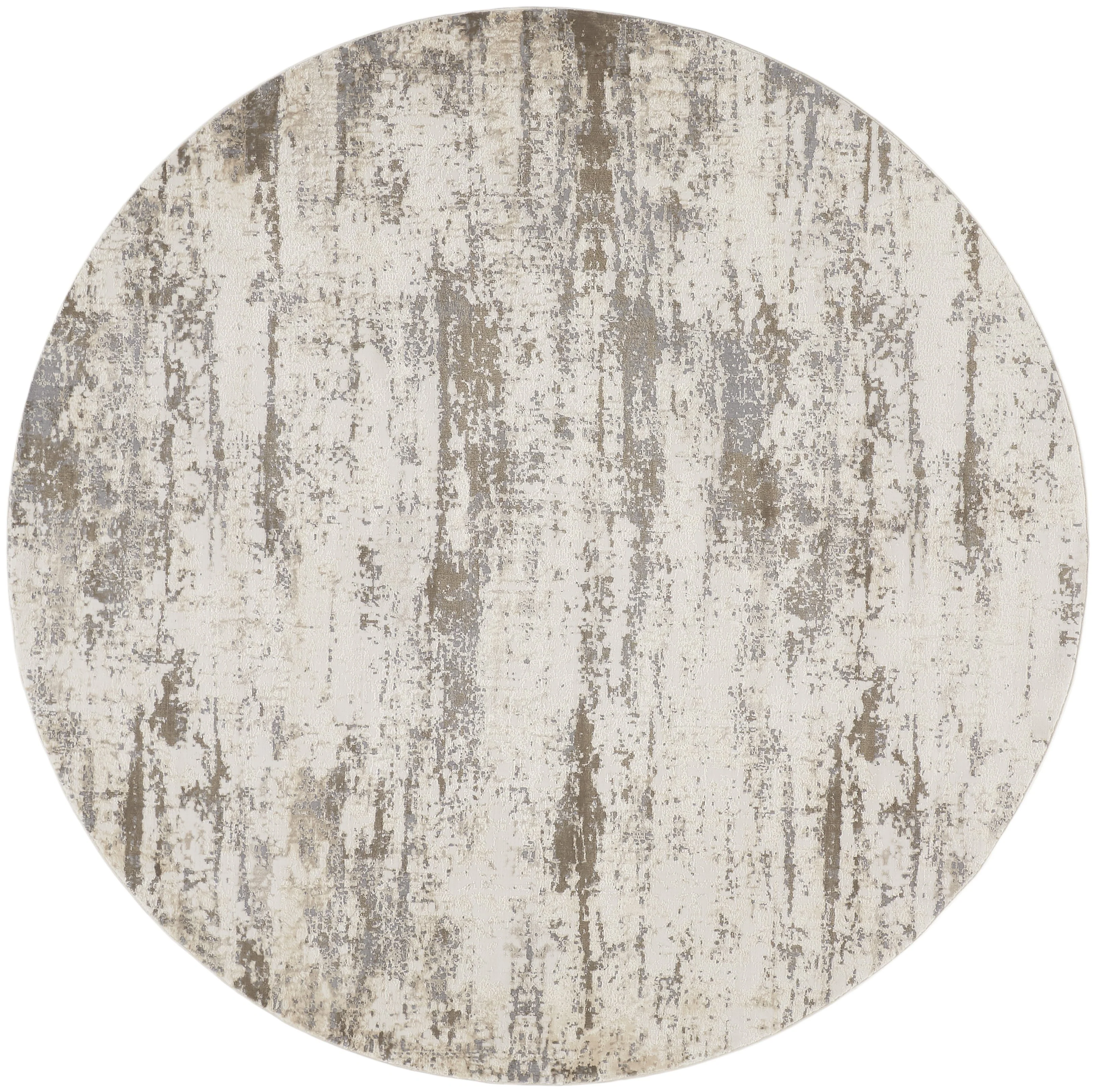 Feizy Parker 3719F Rug in Silver / Beige - Image 3