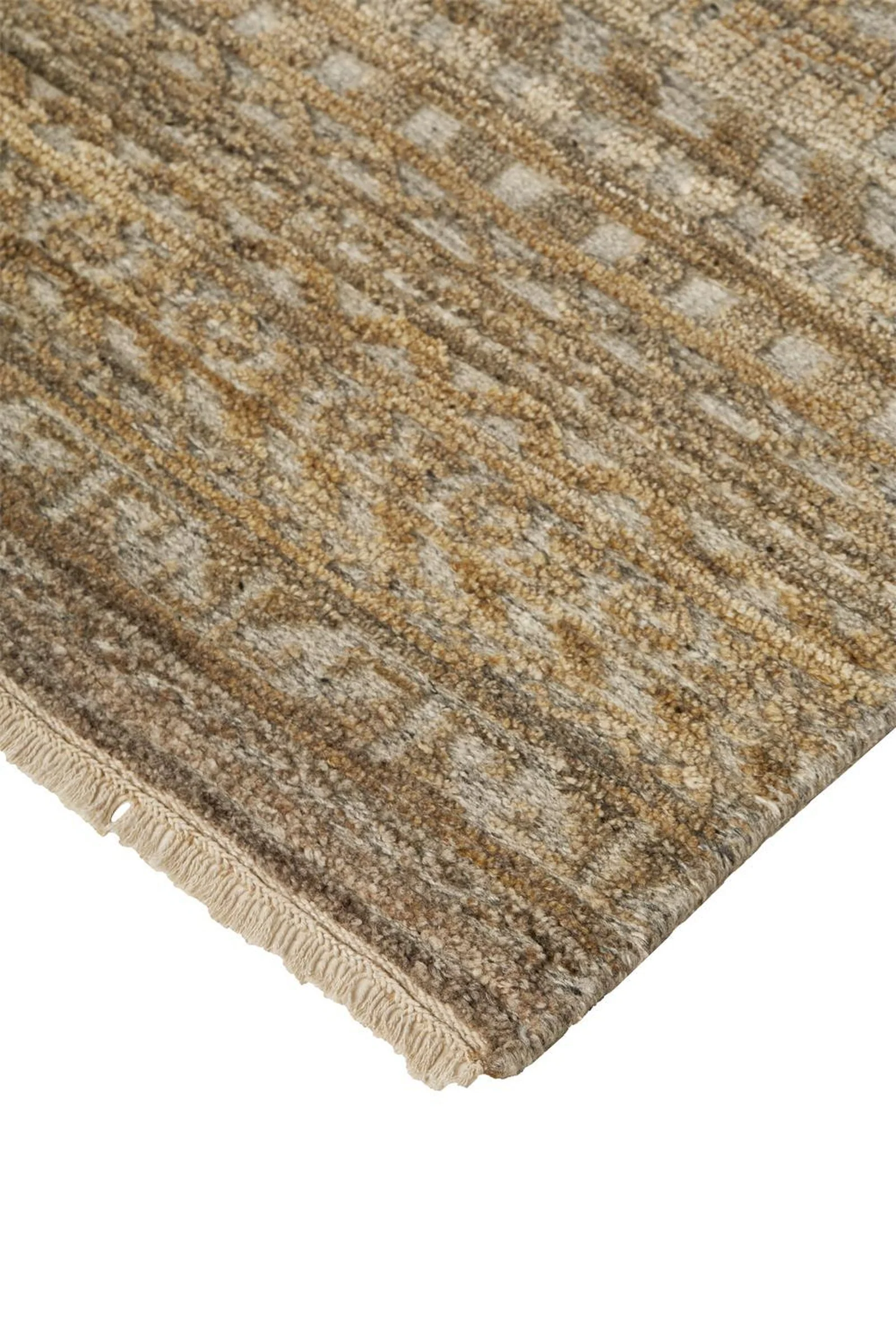 Feizy Payton 6496F Rug in Brown / Gray - Image 3
