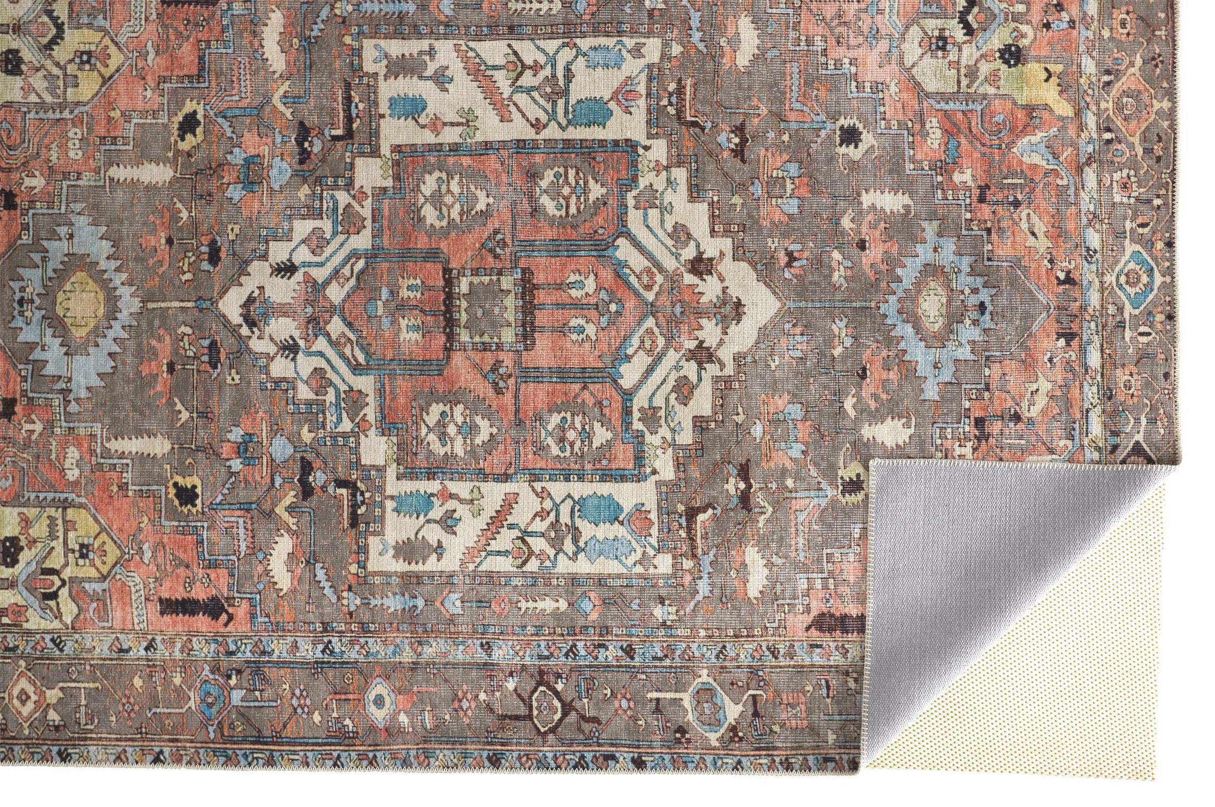 Feizy Percy 39AJF Rug in Pink / Gray - Image 6