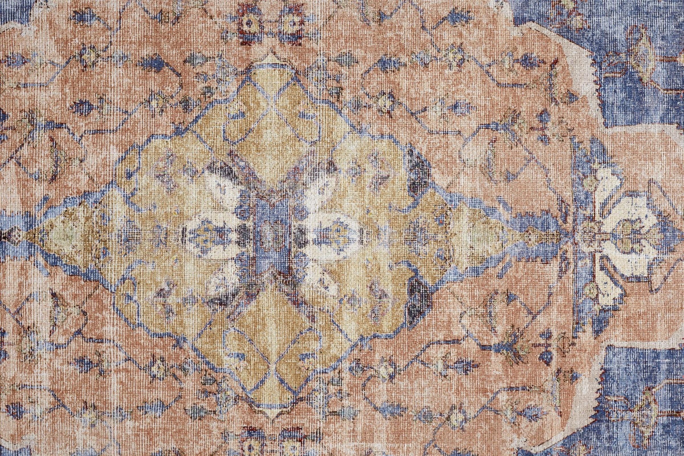 Feizy Percy 39APF Rug in Rust / Blue - Image 3