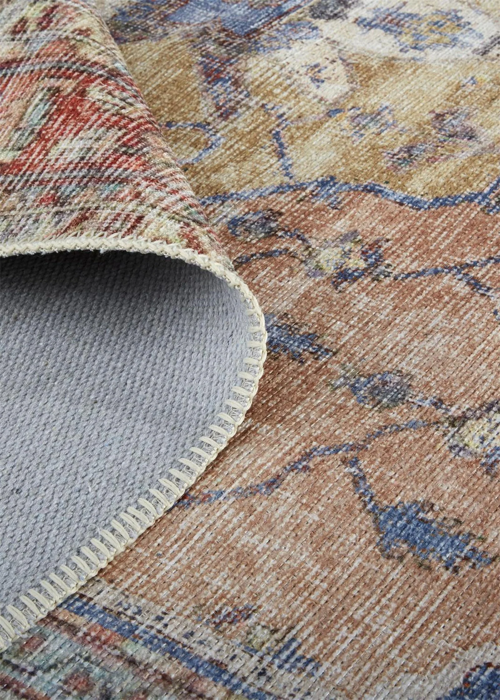 Feizy Percy 39APF Rug in Rust / Blue - Image 4