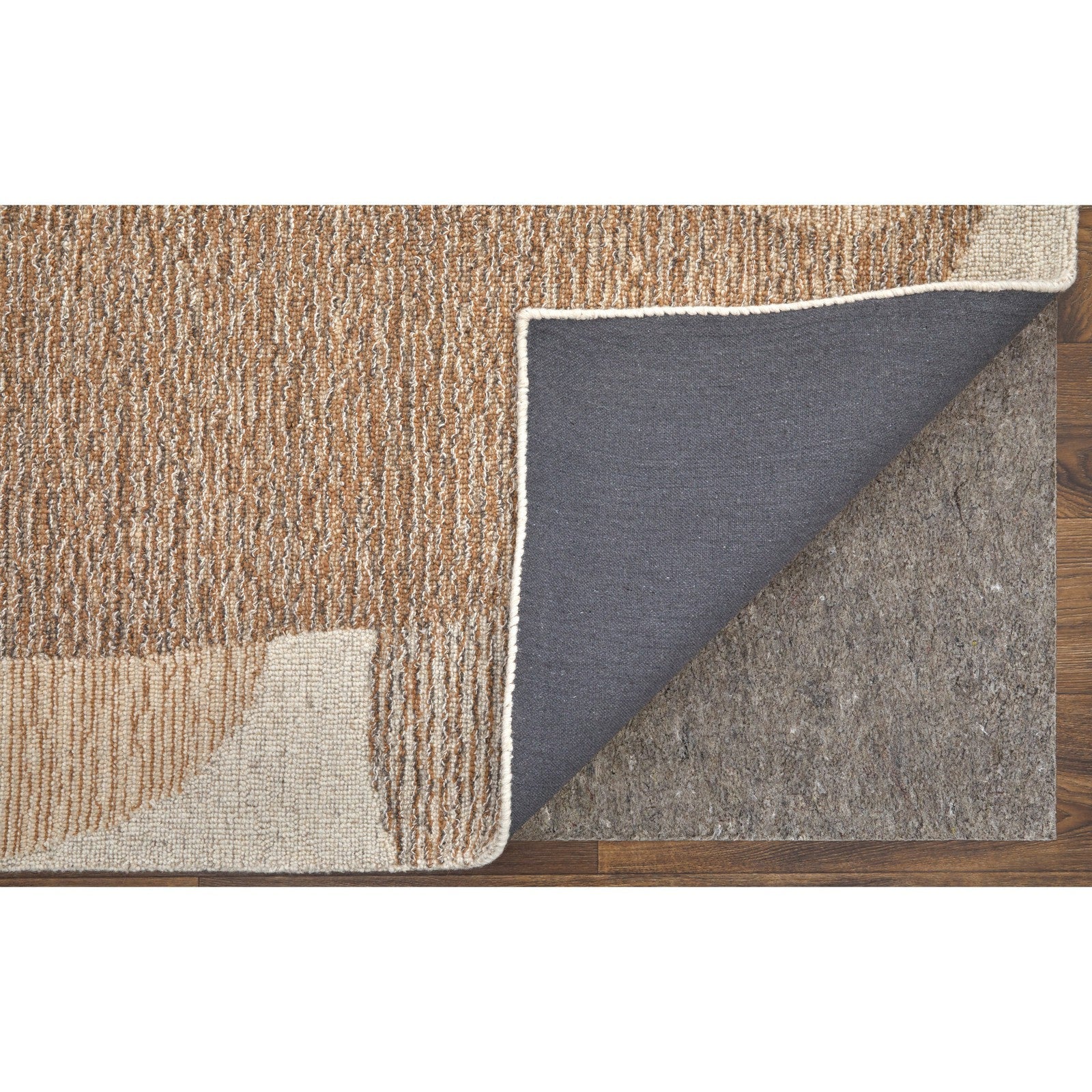 Feizy Pollock 8951F Modern Watercolor in Brown/Tan/Ivory - Image 4