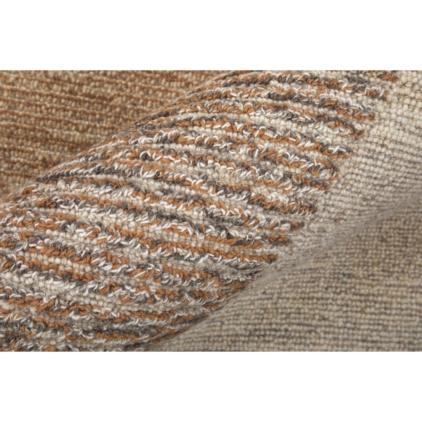 Feizy Pollock 8952F Modern Abstract in Brown/Tan/Ivory - Image 5