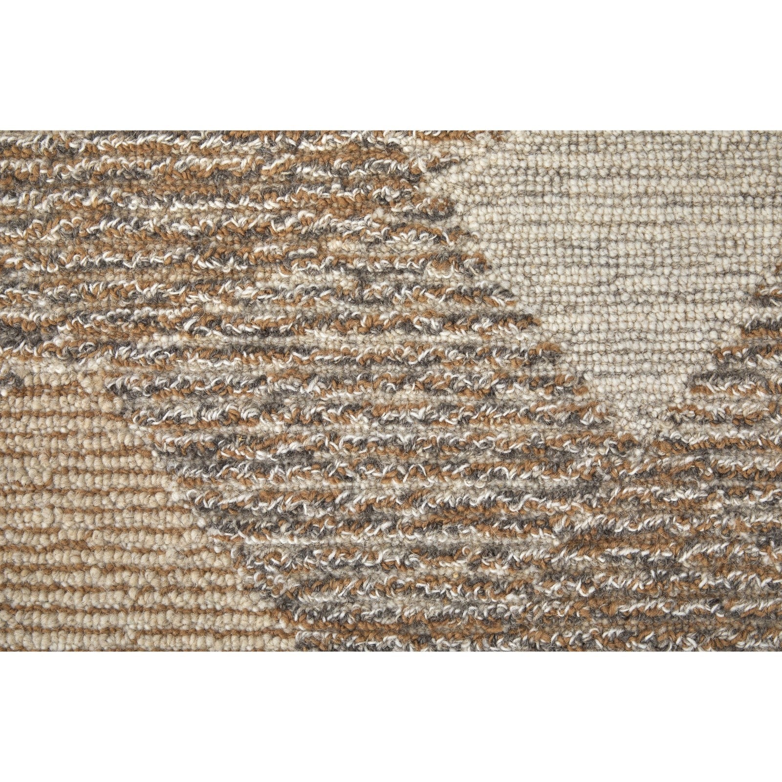 Feizy Pollock 8952F Modern Abstract in Brown/Tan/Ivory - Image 8