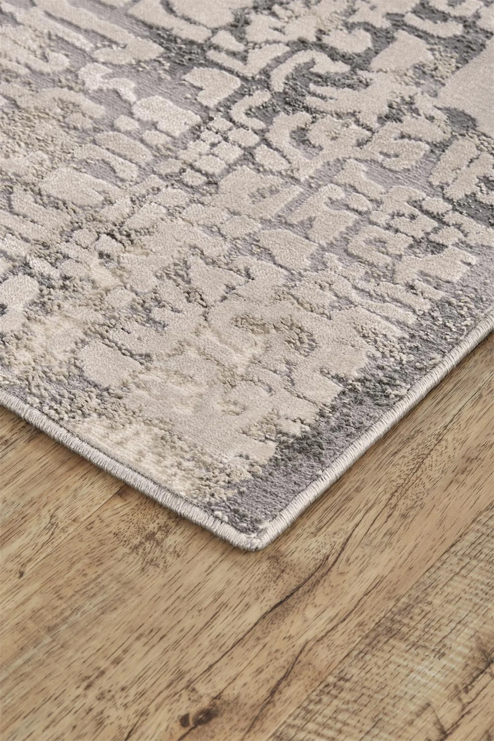 Feizy Prasad 3683F Rug in Gray - Image 2