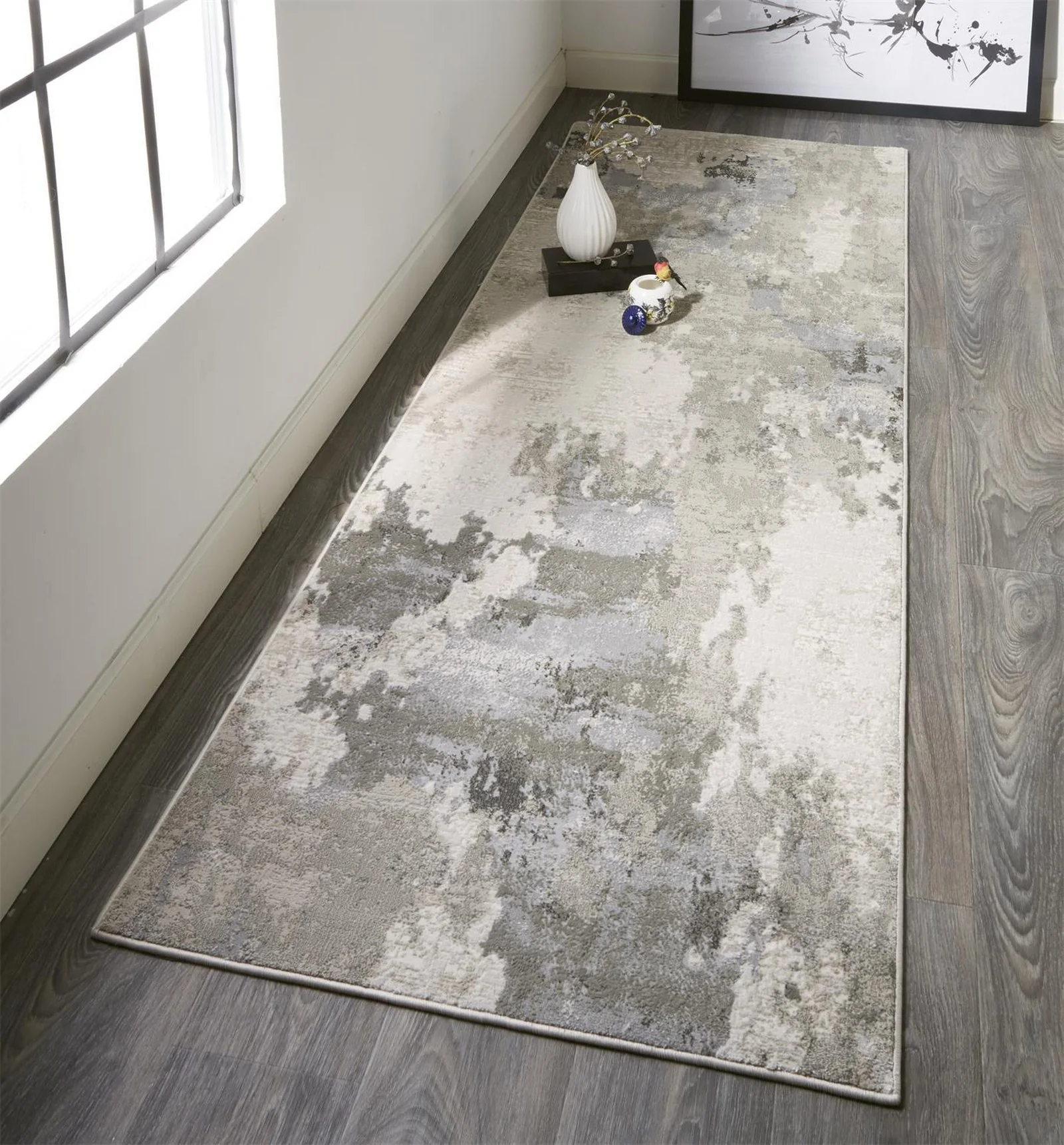 Feizy Prasad 3970F Rug in Gray - Image 12