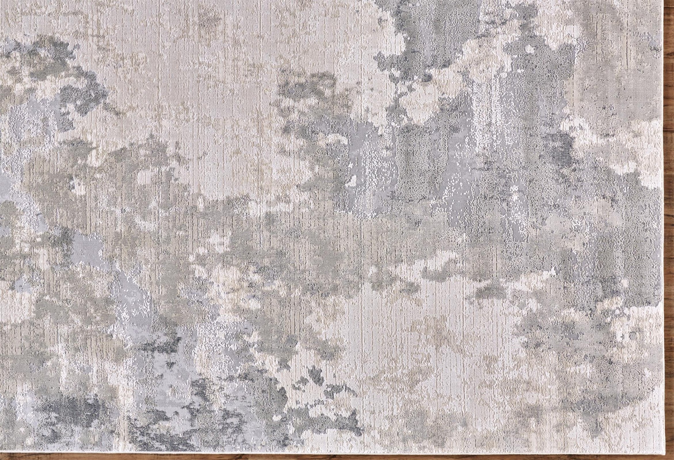 Feizy Prasad 3970F Rug in Gray - Image 3