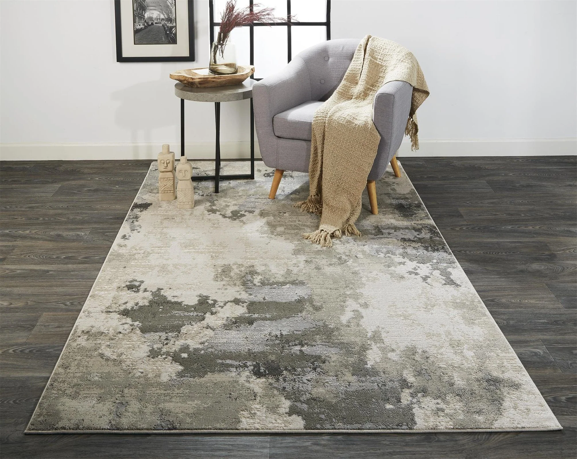 Feizy Prasad 3970F Rug in Gray - Image 6