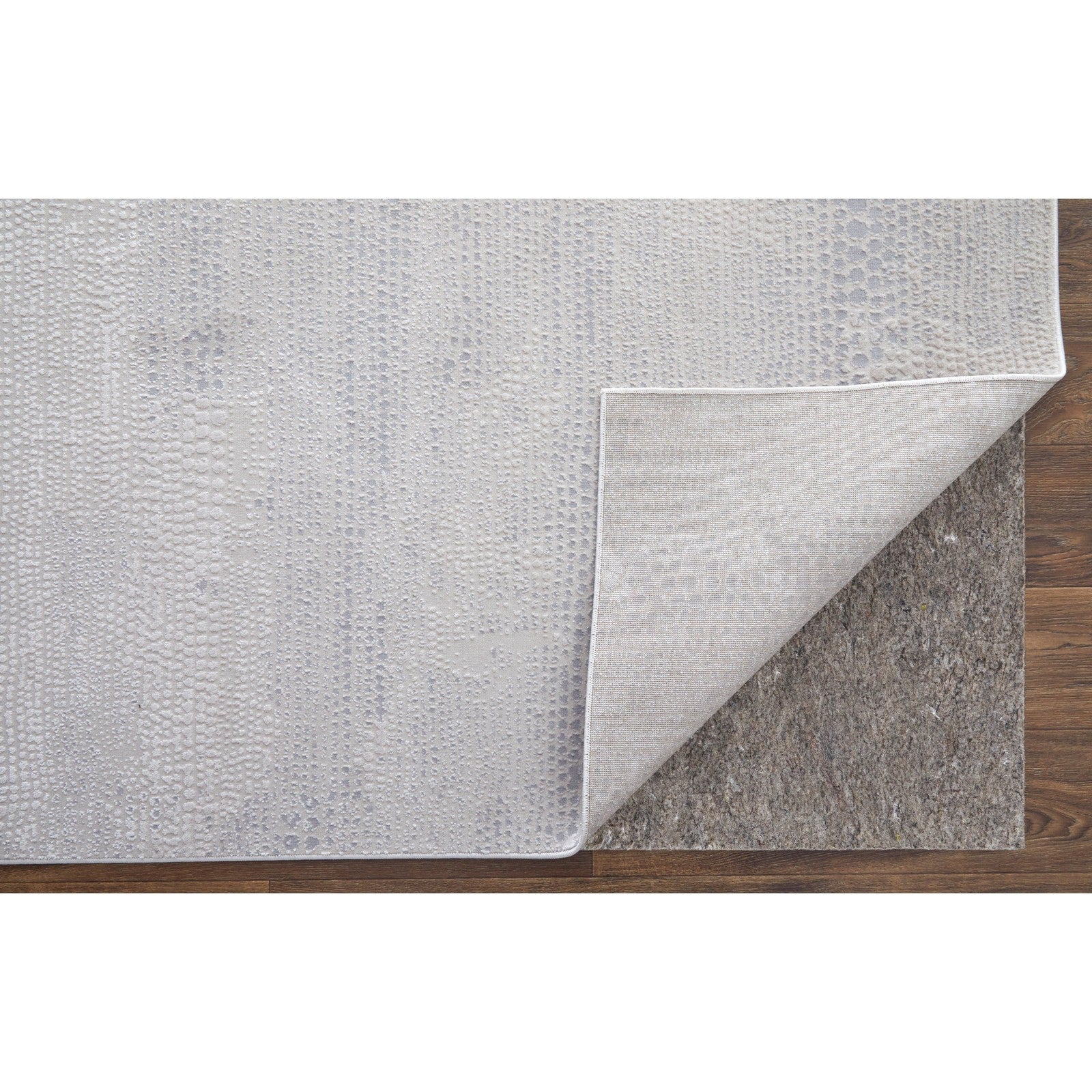 Feizy Prasad 39N8F Modern Distressed in Ivory/Silver/Gray - Image 6