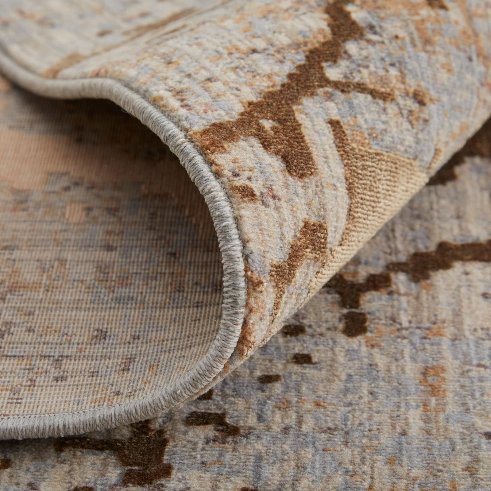 Feizy Pryor 39NEF Modern Abstract in Brown/Taupe/Tan - Image 9