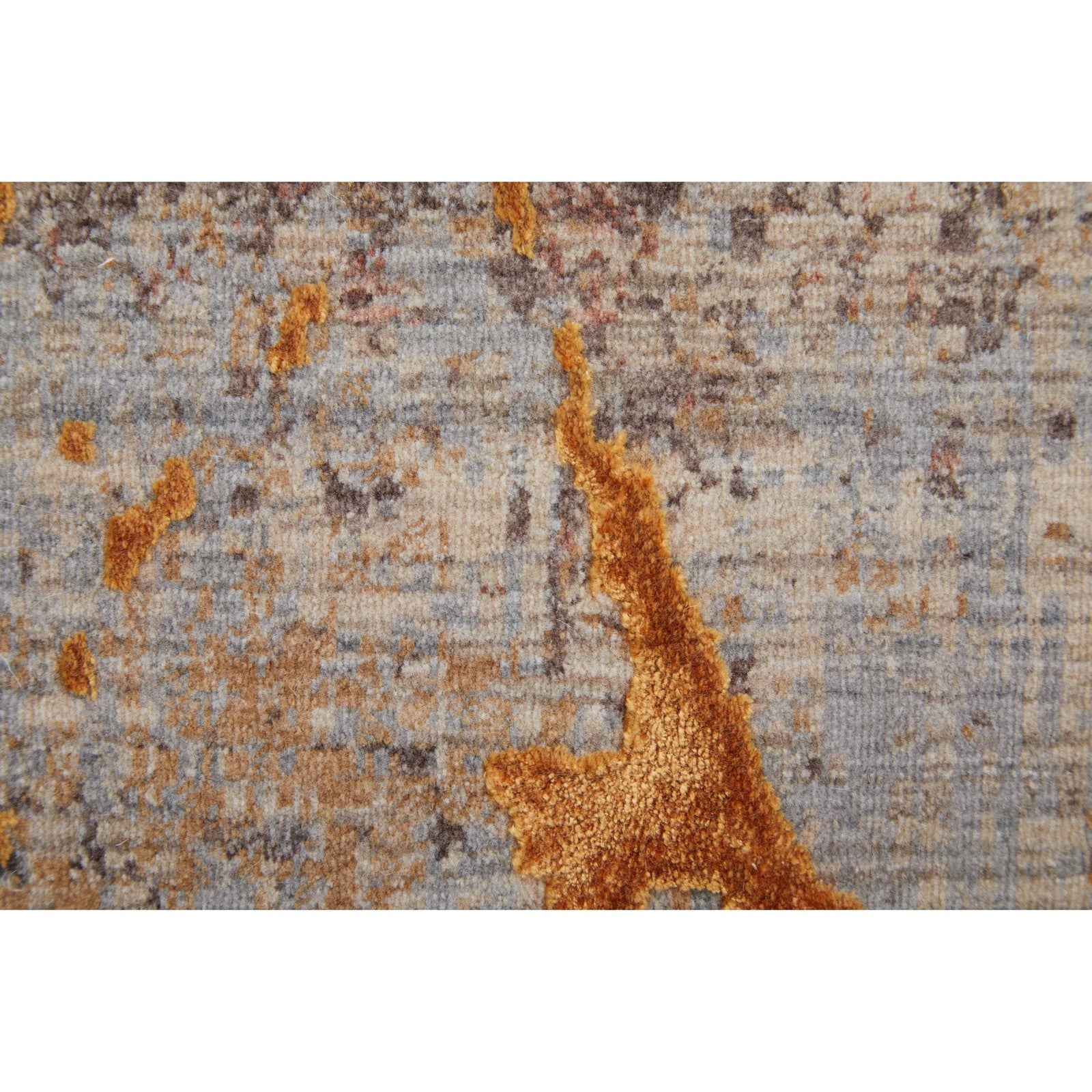 Feizy Pryor 39NEF Modern Abstract in Gold/Brown/Gray - Image 8