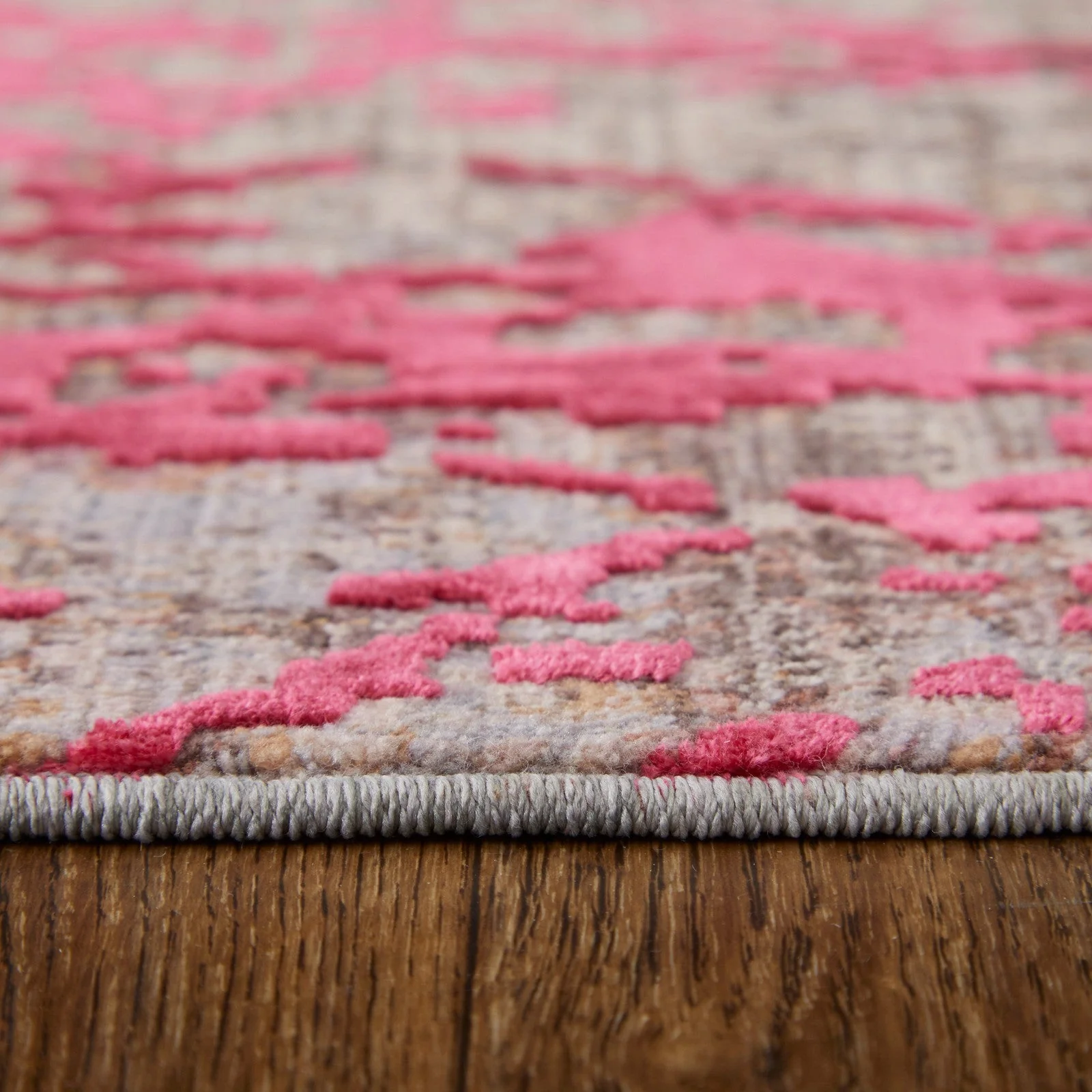Feizy Pryor 39NEF Modern Abstract in Pink/Gray/Taupe - Image 10