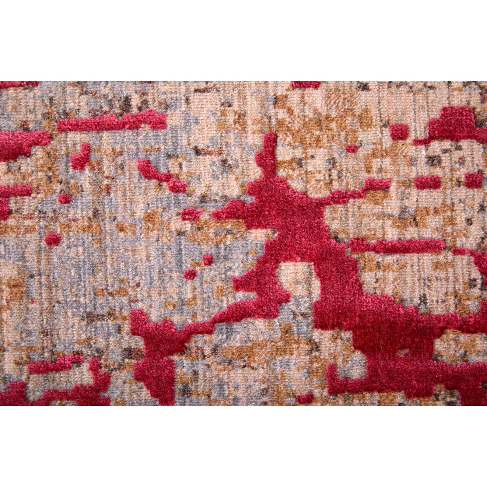 Feizy Pryor 39NEF Modern Abstract in Pink/Gray/Taupe - Image 8