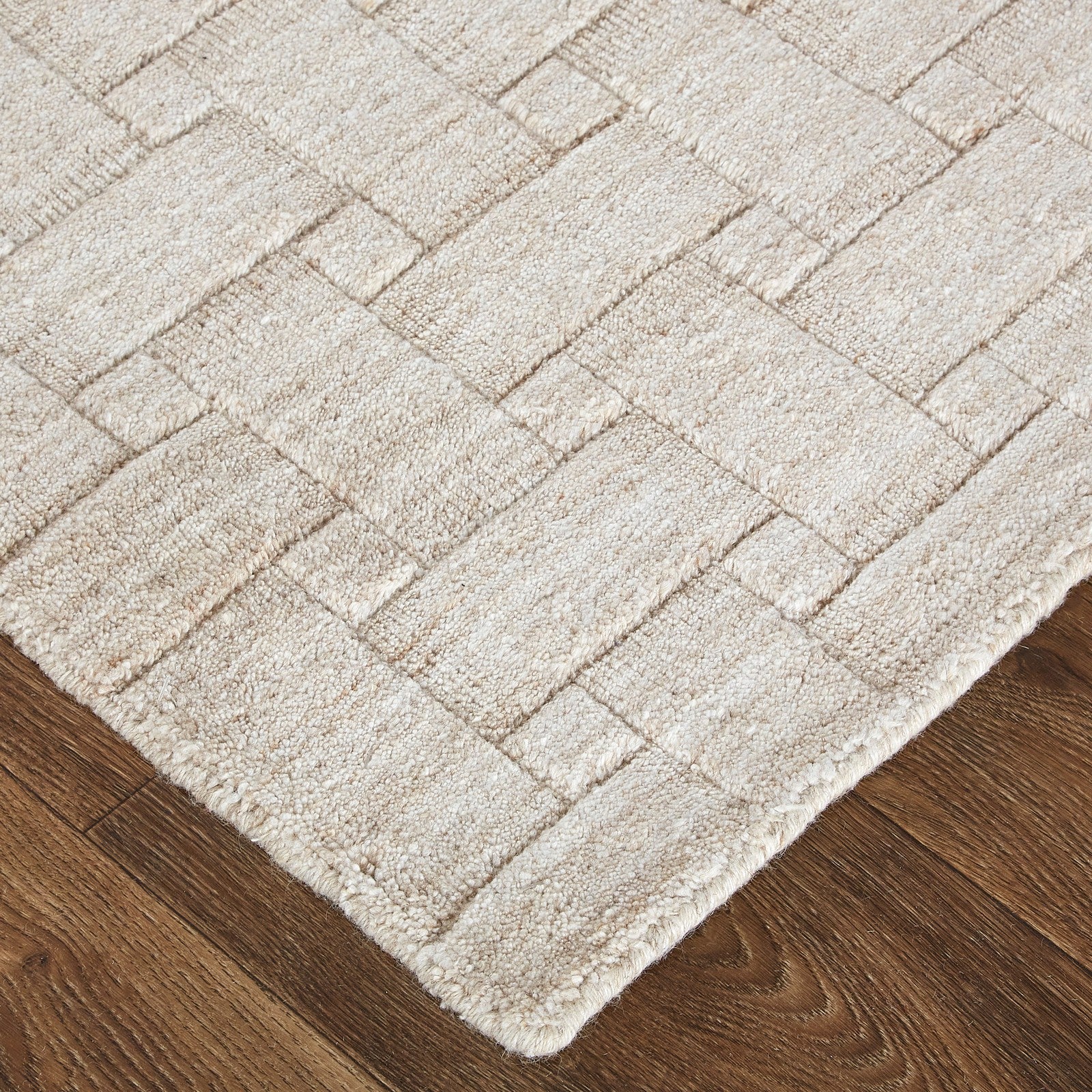 Feizy Redford 8669F Transitional Solid in Ivory - Image 3