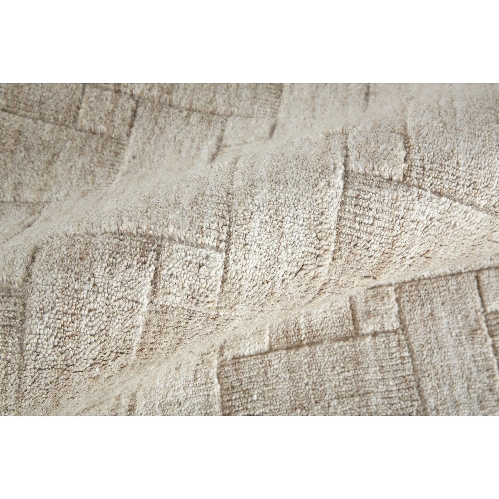 Feizy Redford 8669F Transitional Solid in Ivory - Image 7