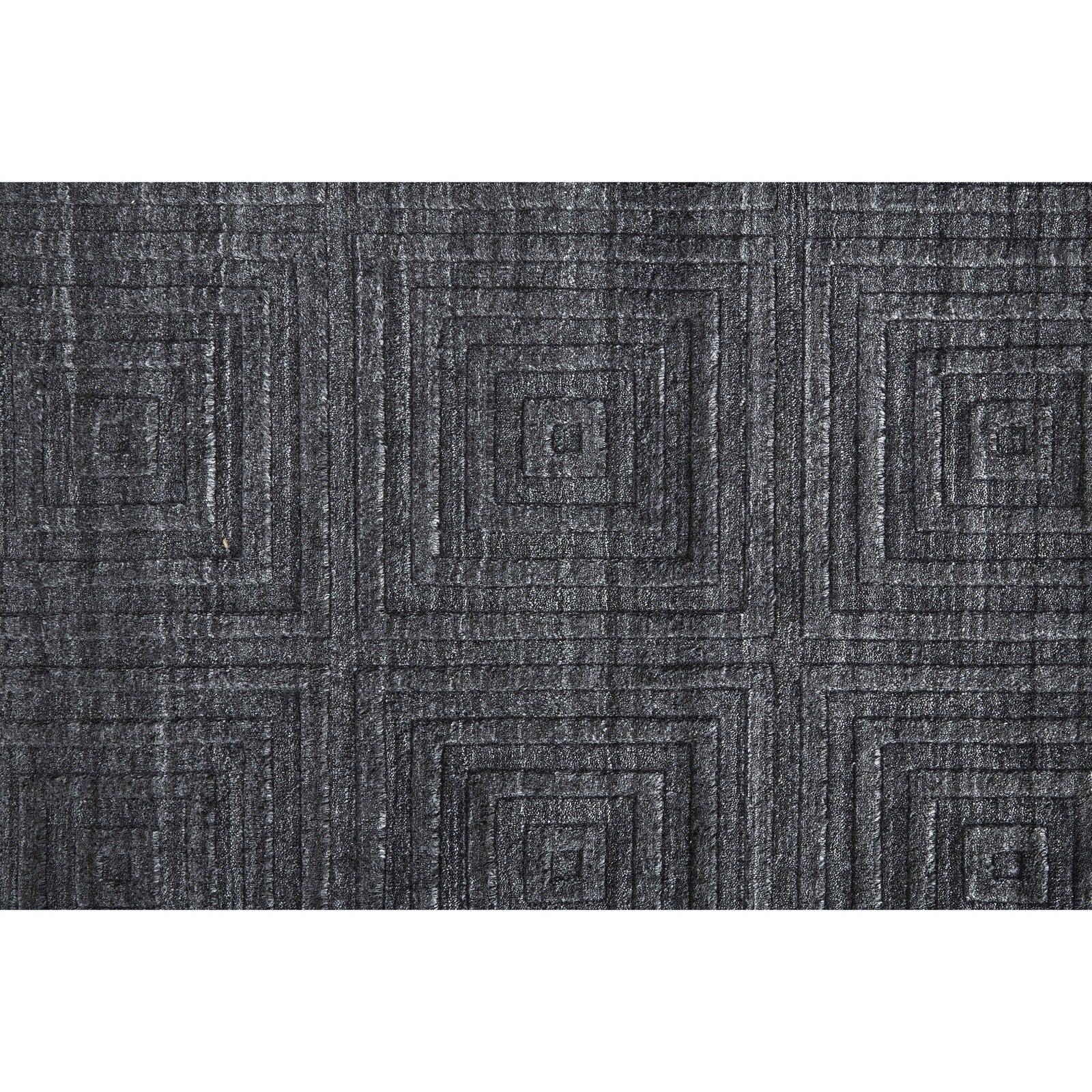 Feizy Redford 8670F Transitional Solid in Gray/Black - Image 7