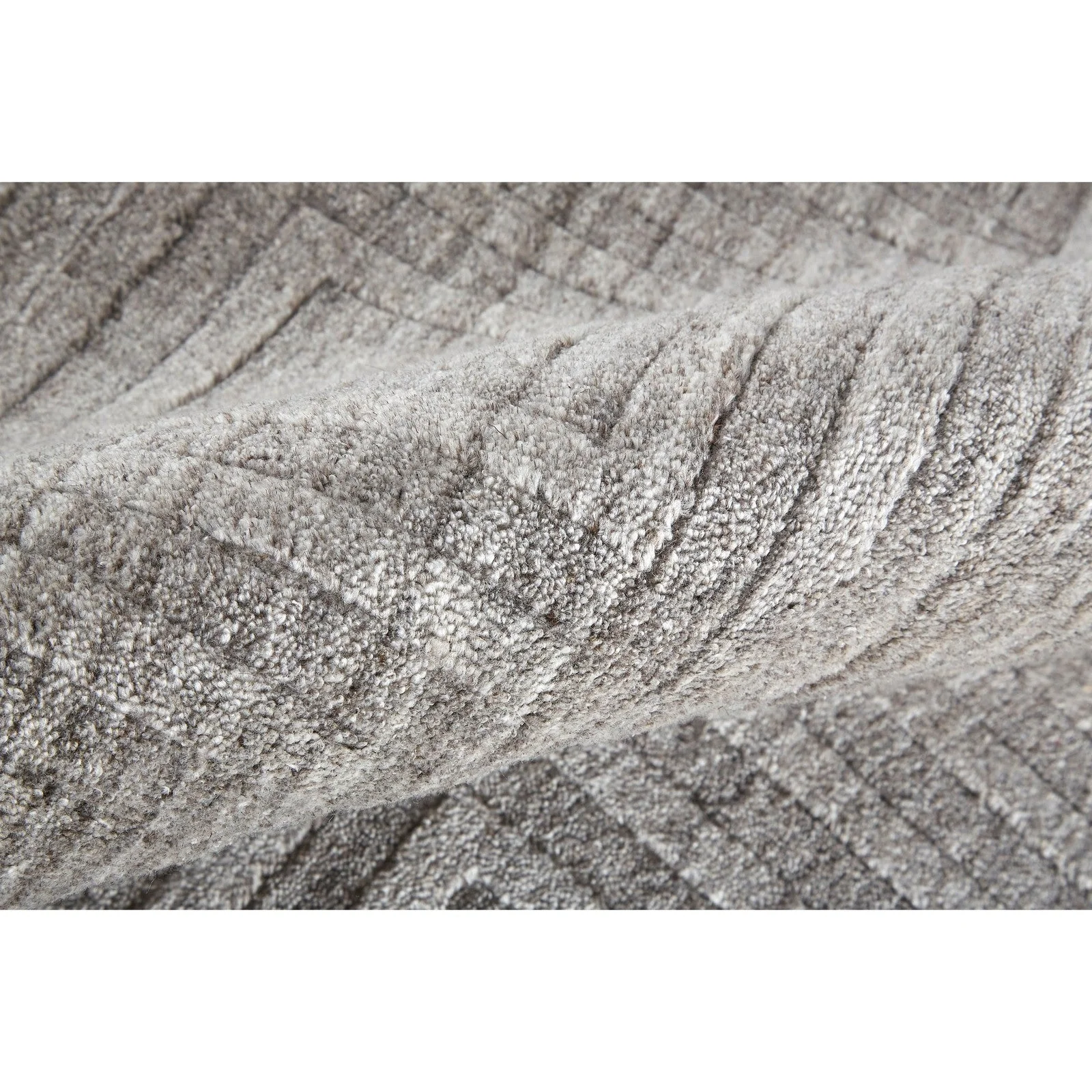 Feizy Redford 8670F Transitional Solid in Gray/Silver - Image 5