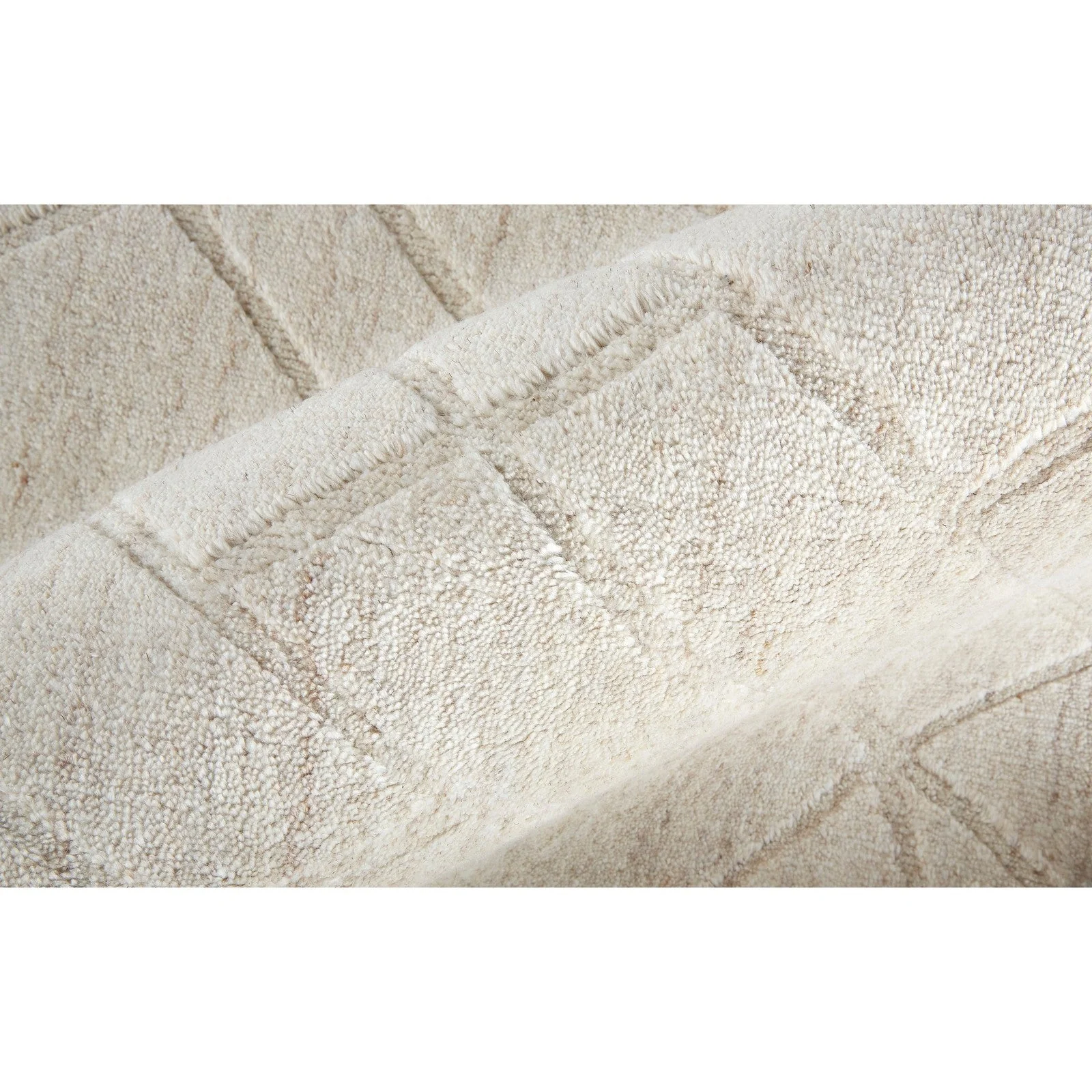 Feizy Redford 8846F Transitional Solid in Ivory/Gray - Image 5