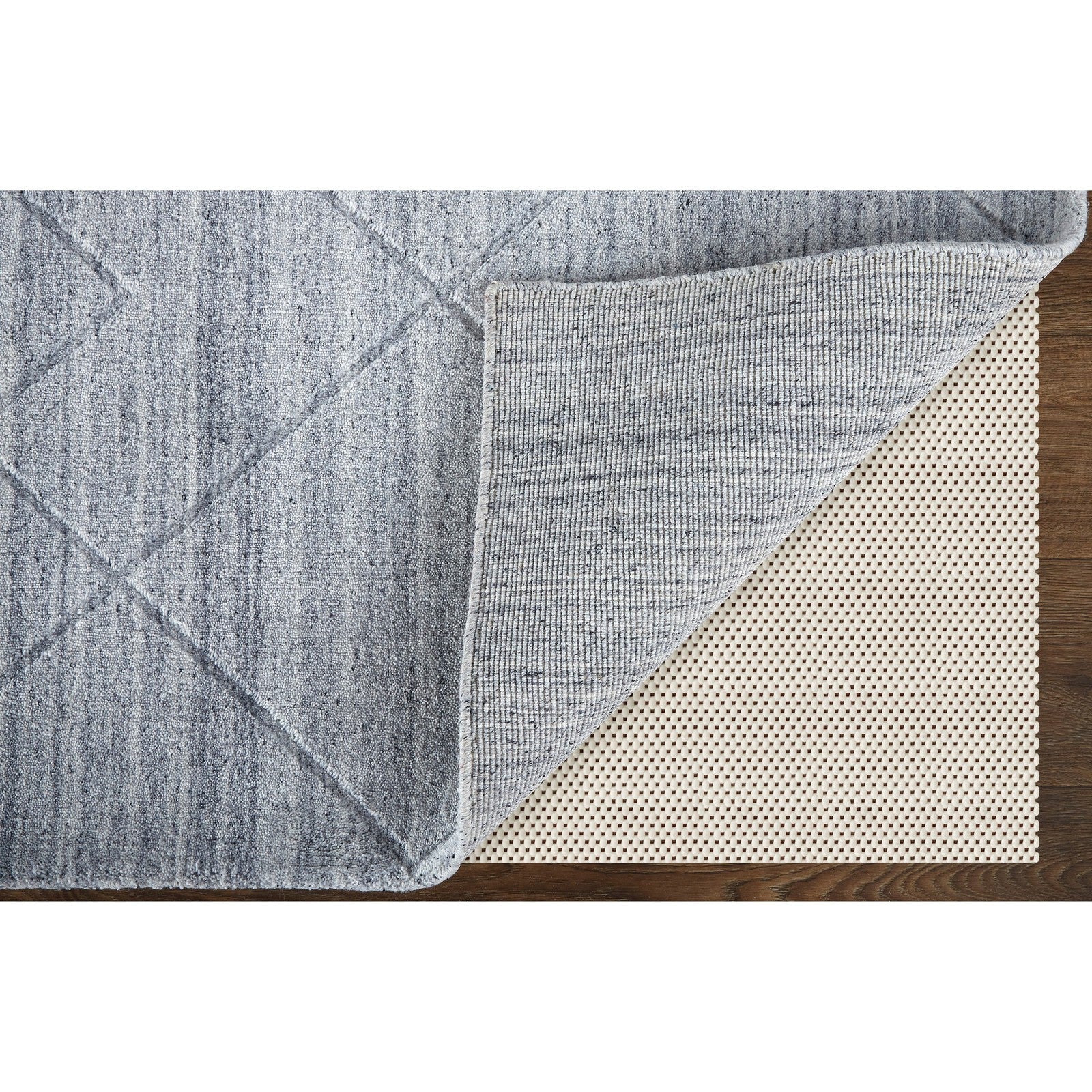 Feizy Redford 8848F Transitional Solid in Gray/Silver - Image 4