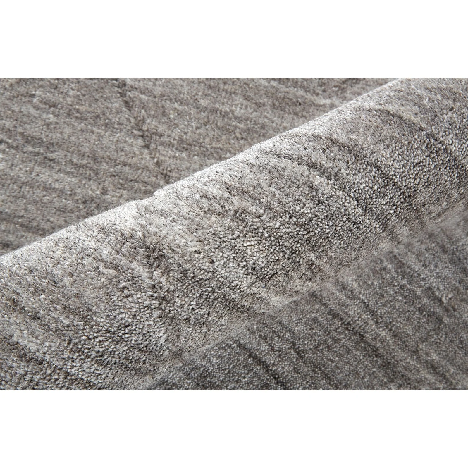 Feizy Redford 8848F Transitional Solid in Ivory/Silver - Image 4