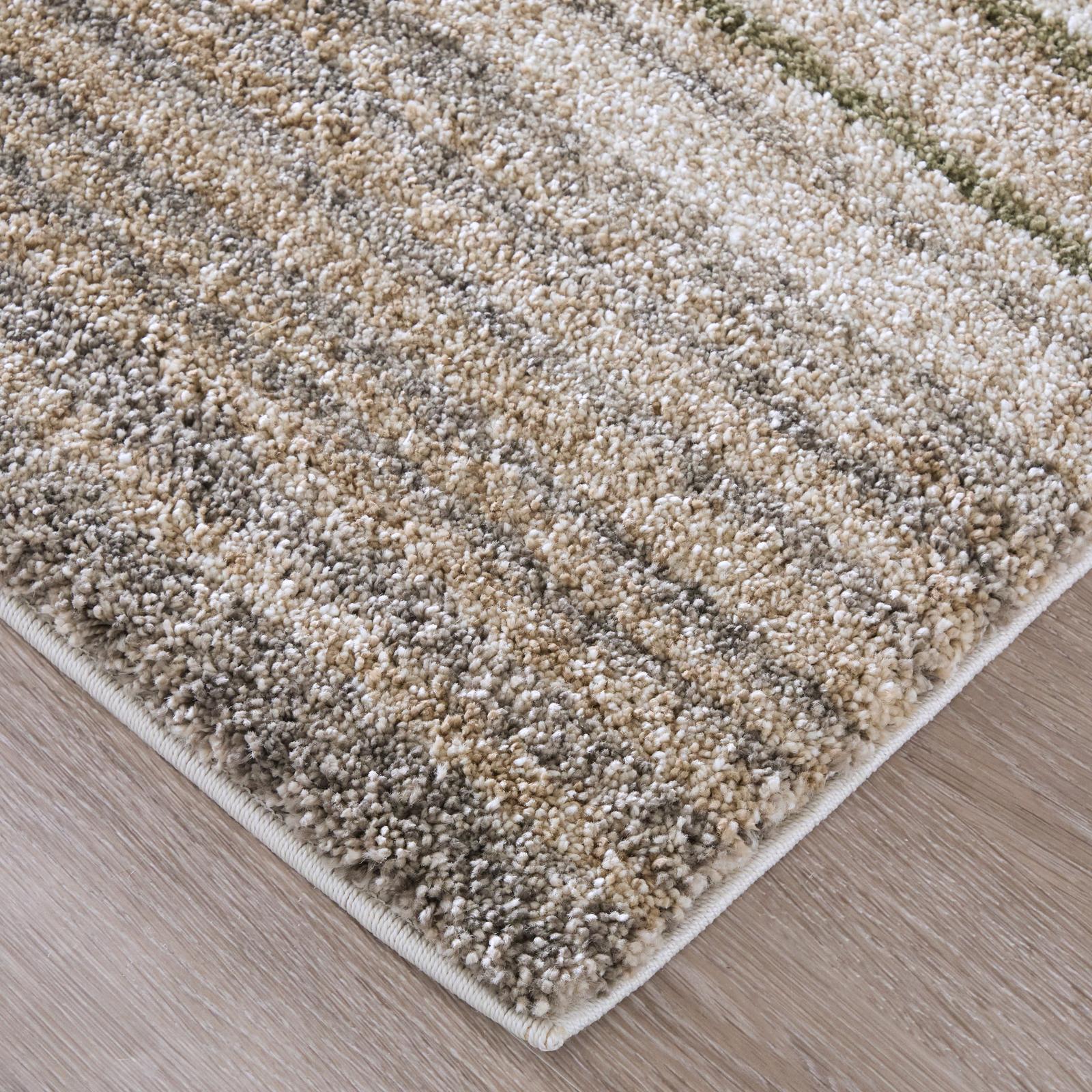 Feizy Richmond 39R3F Modern Geometric Rug in Ivory/Gray/Tan - Image 5