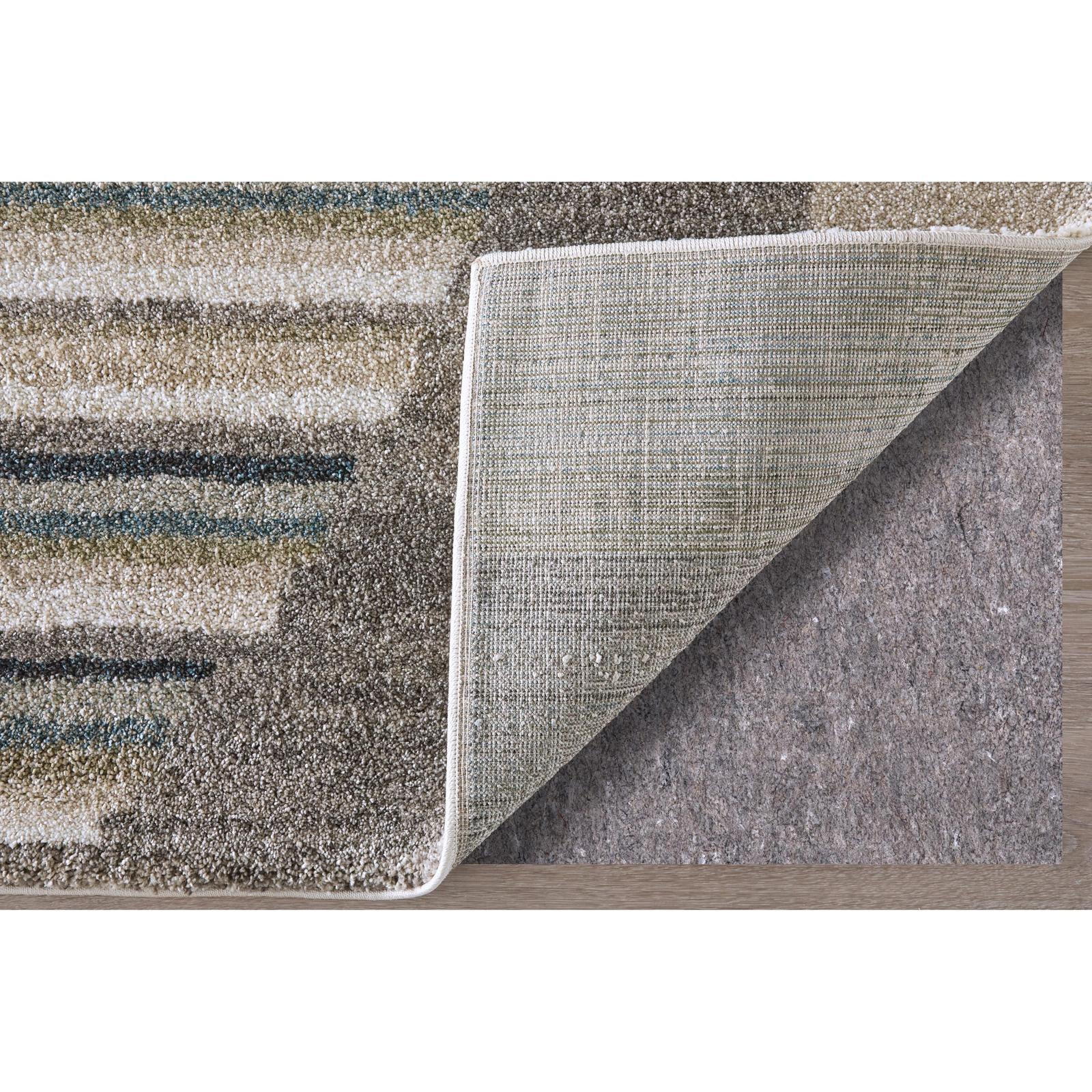 Feizy Richmond 39R4F Modern Abstract Rug in Ivory/Gray/Blue - Image 6