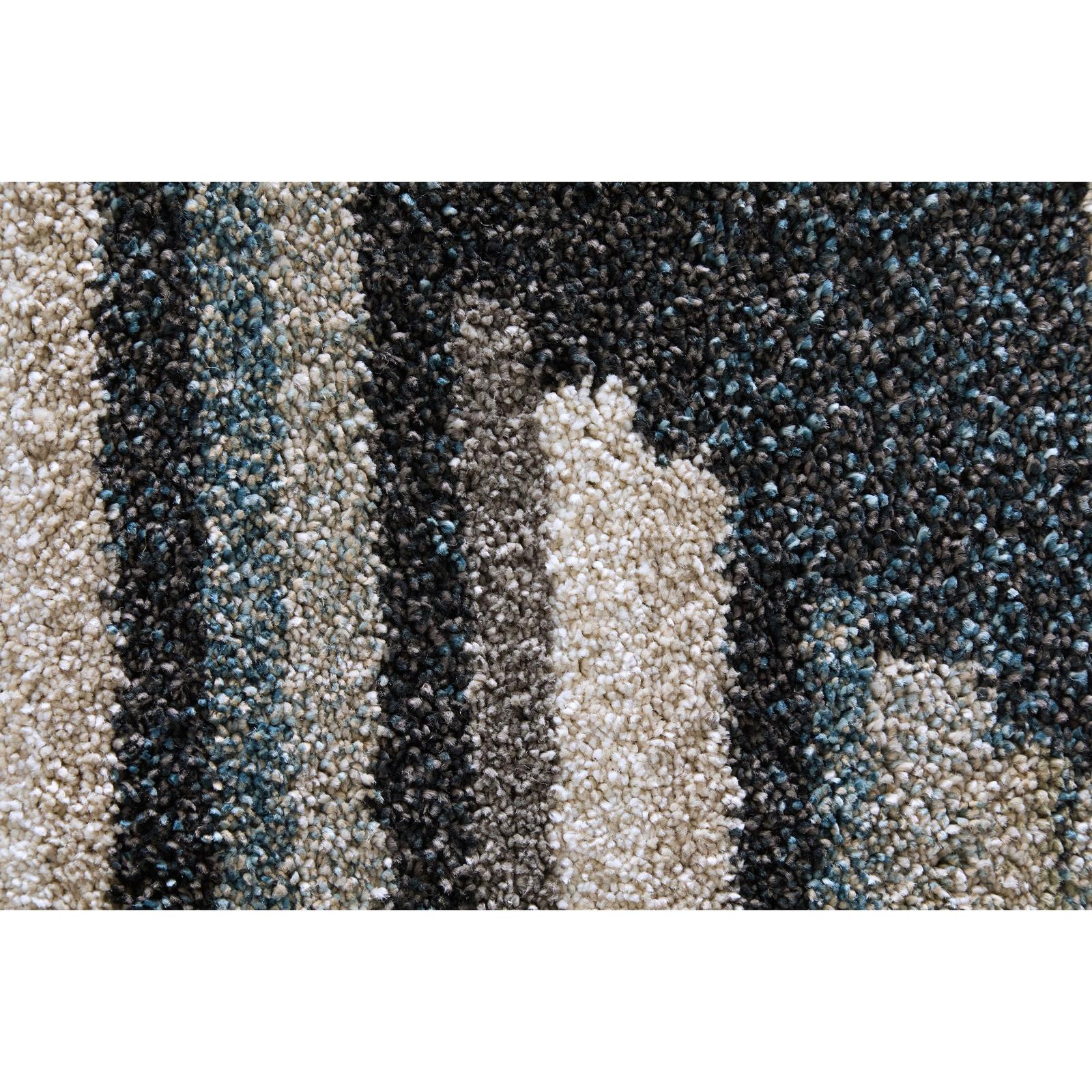 Feizy Richmond 39R4F Modern Abstract Rug in Ivory/Gray/Blue - Image 8