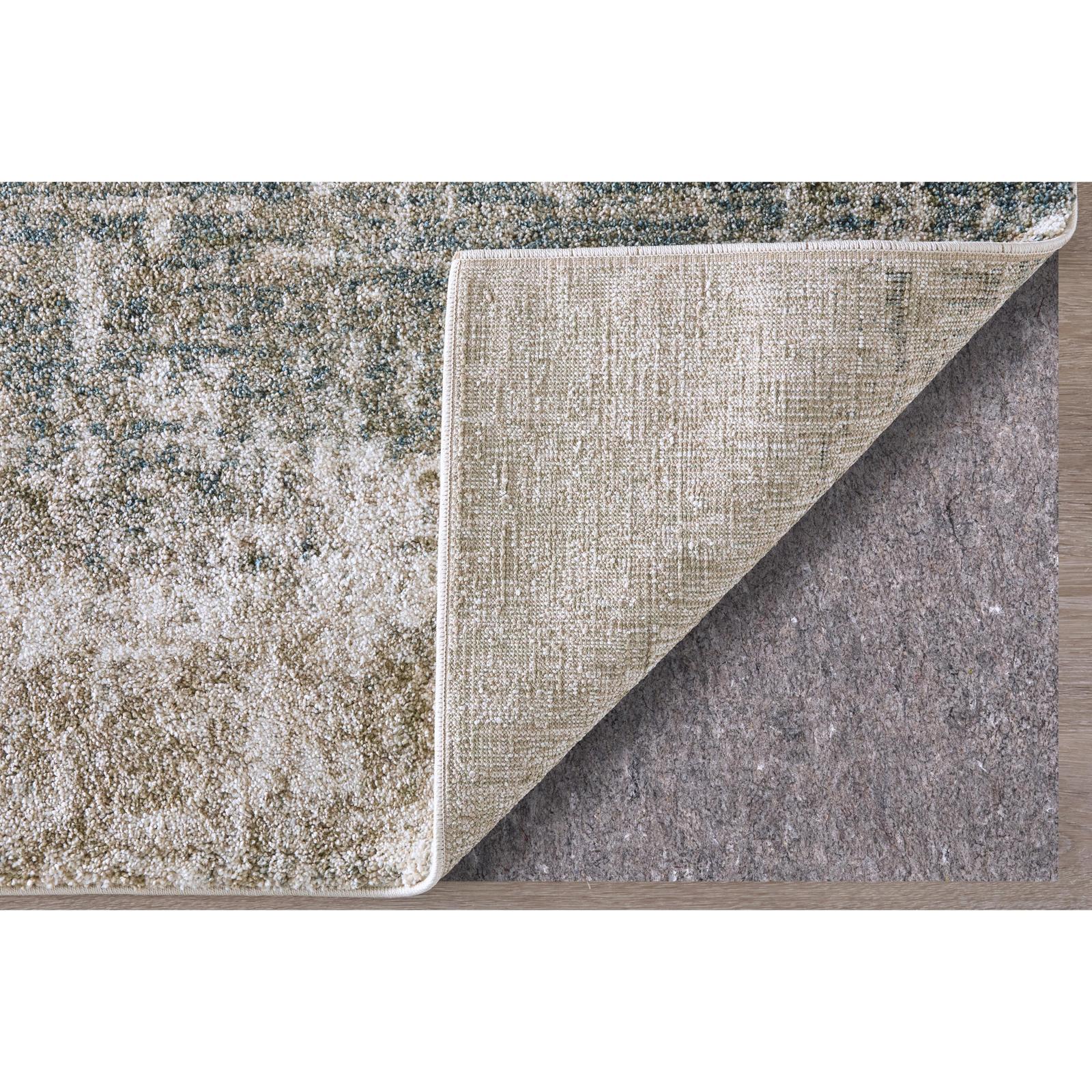 Feizy Richmond 39R5F Modern Abstract Rug in Ivory/Blue/Green - Image 6