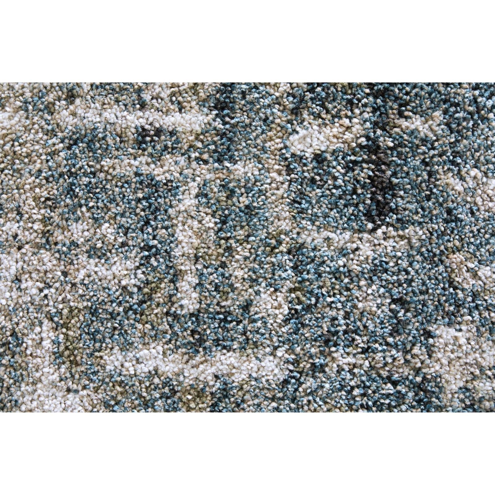 Feizy Richmond 39R5F Modern Abstract Rug in Ivory/Blue/Green - Image 8