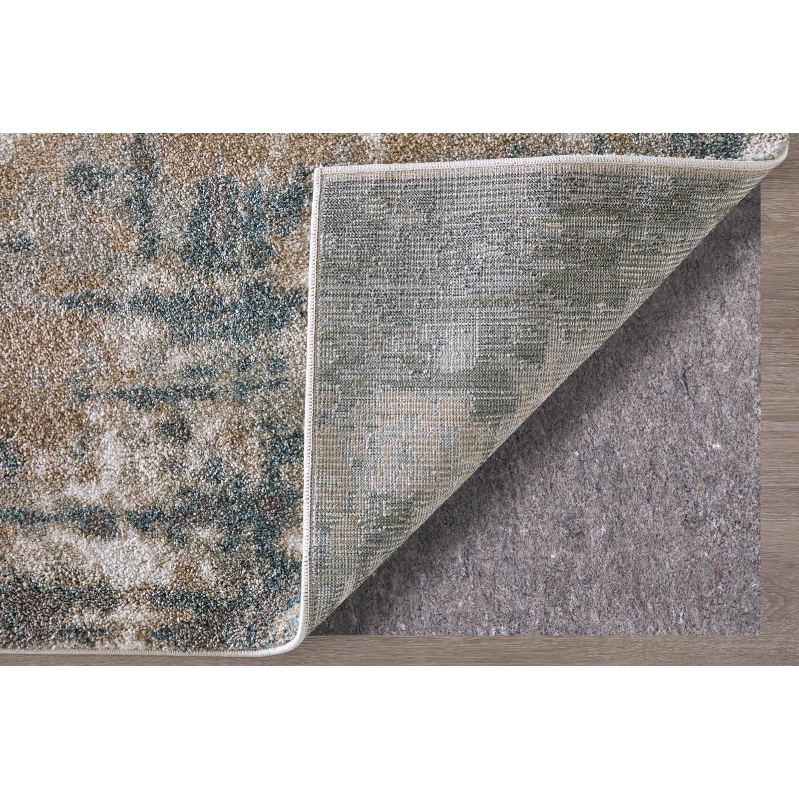 Feizy Richmond 39R6F Modern Abstract Rug in Gray/White/Blue - Image 5