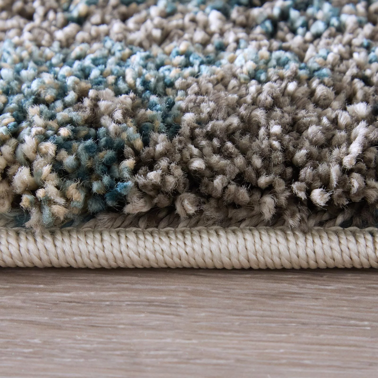 Feizy Richmond 39R6F Modern Abstract Rug in Gray/White/Blue - Image 9
