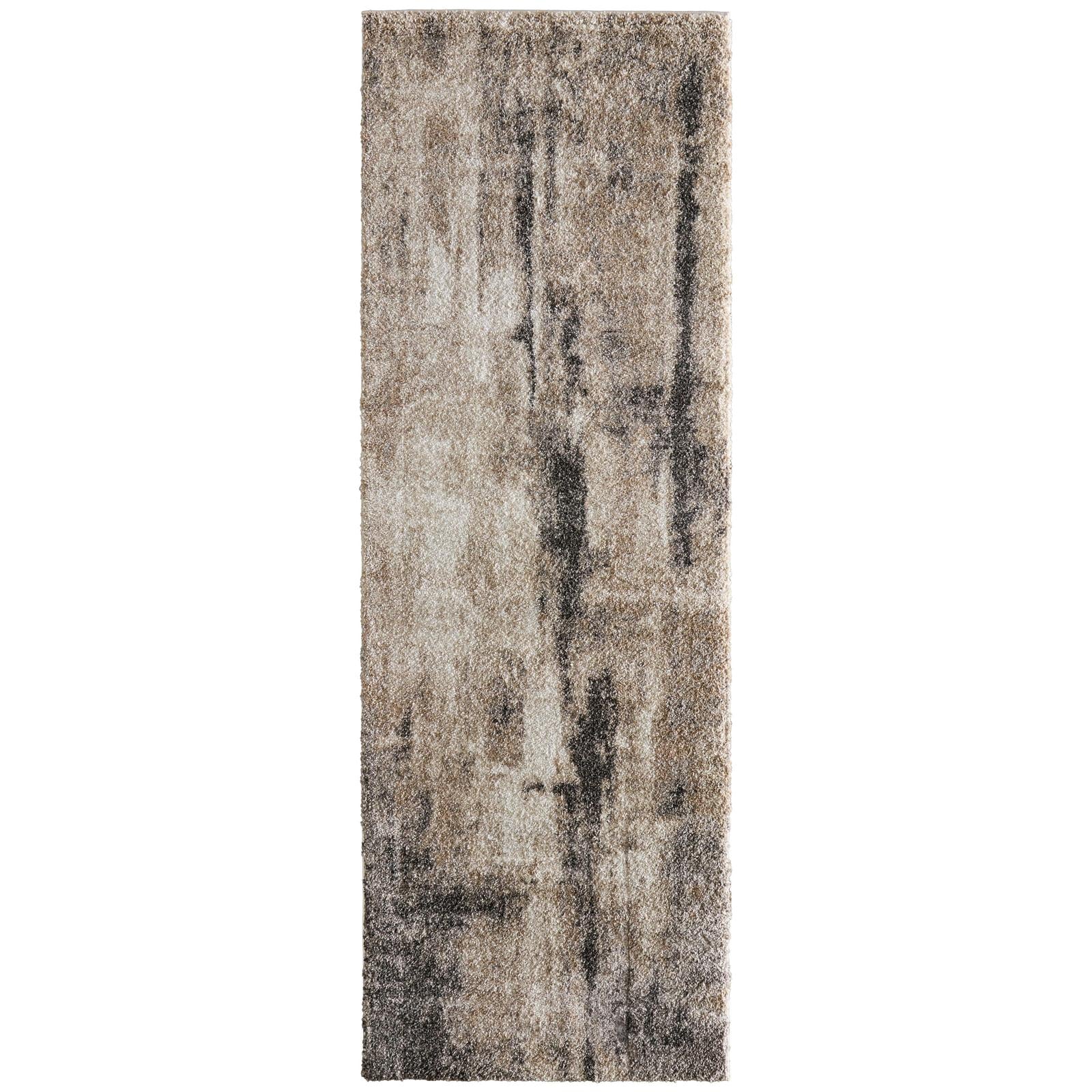 Feizy Richmond 39R7F Modern Abstract Rug in Tan/Gray - Image 11