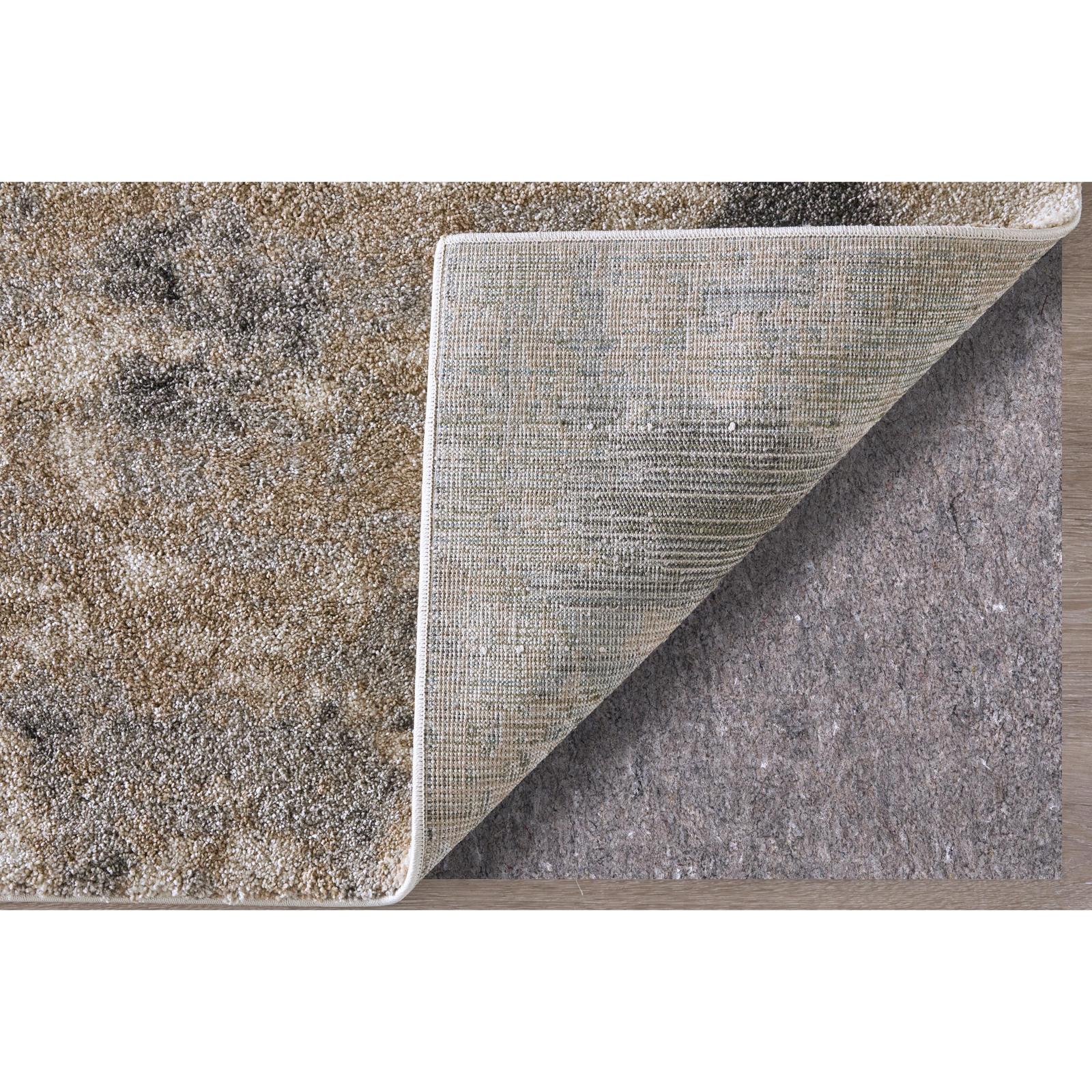 Feizy Richmond 39R7F Modern Abstract Rug in Tan/Gray - Image 5