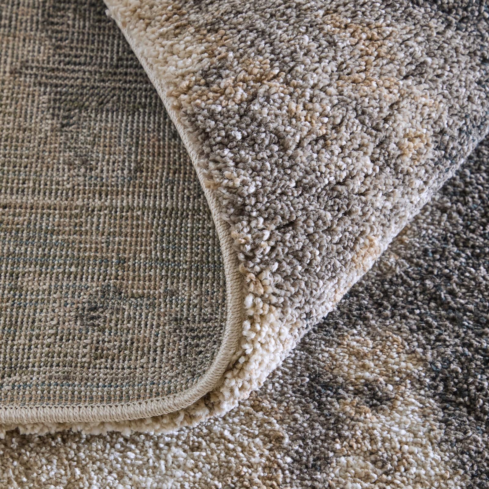 Feizy Richmond 39R7F Modern Abstract Rug in Tan/Gray - Image 8