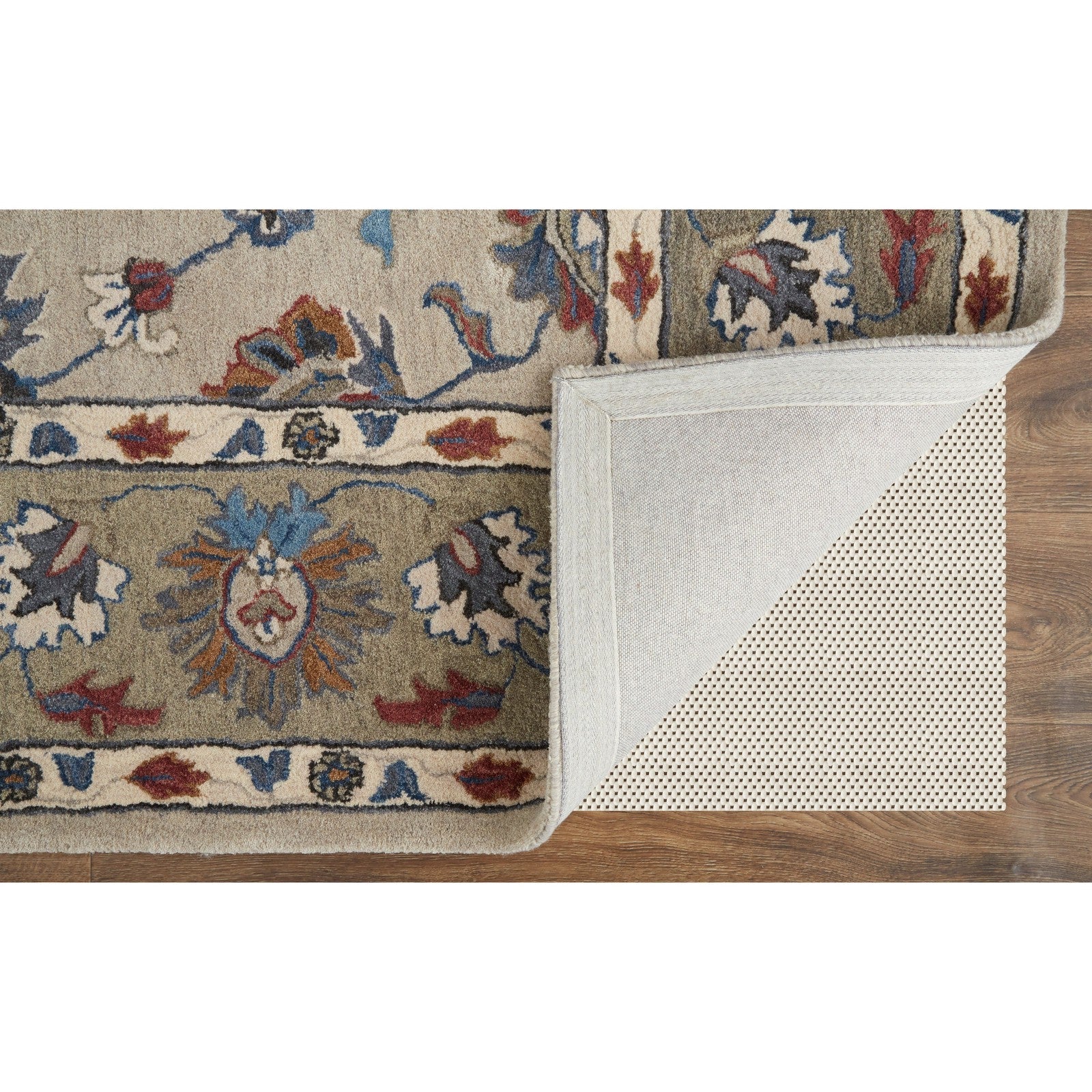 Feizy Rylan 8642F Transitional Oriental in Ivory/Taupe/Blue - Image 5