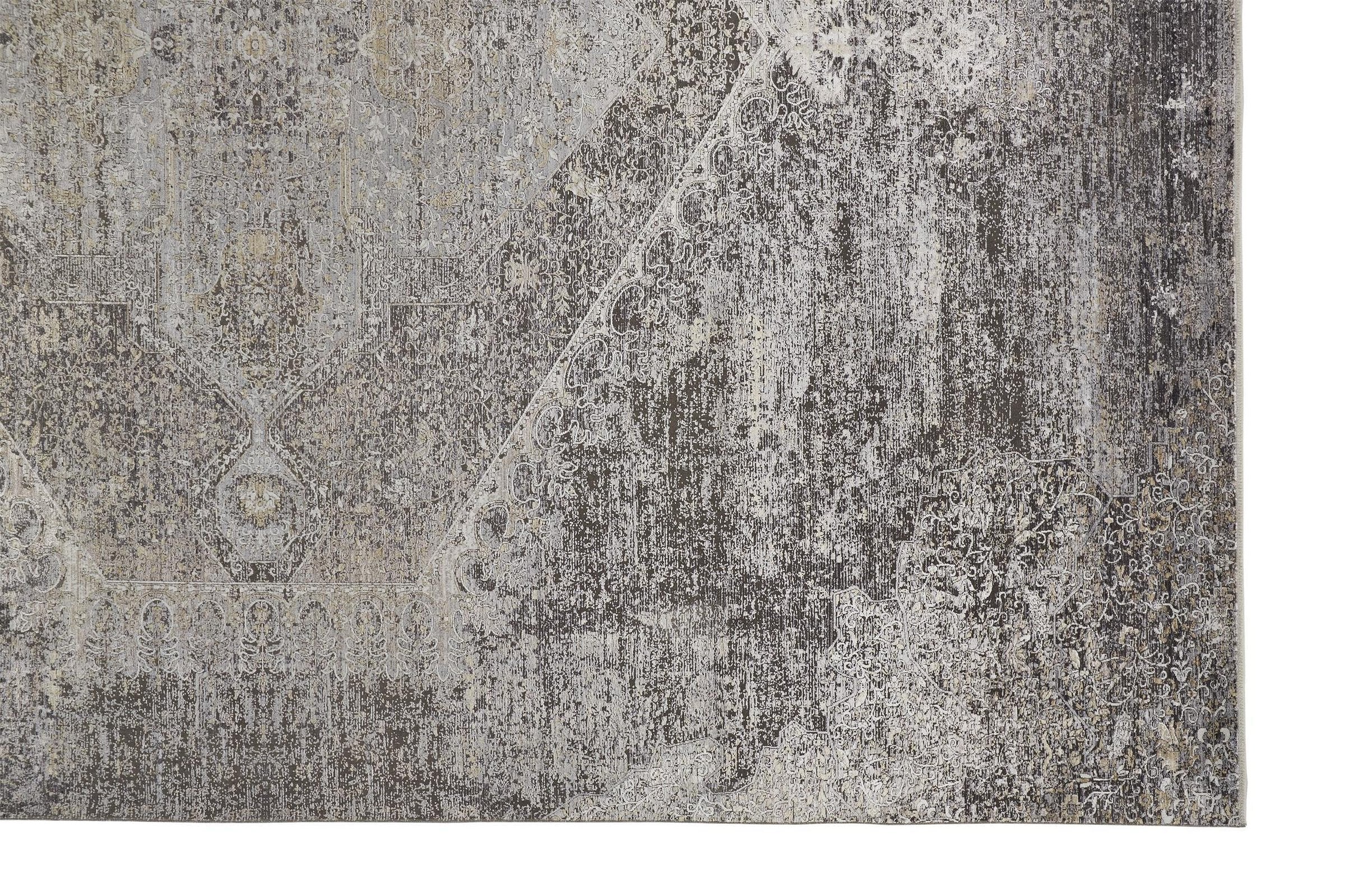 Feizy Sarrant 3963F Rug in Smoke - Image 2