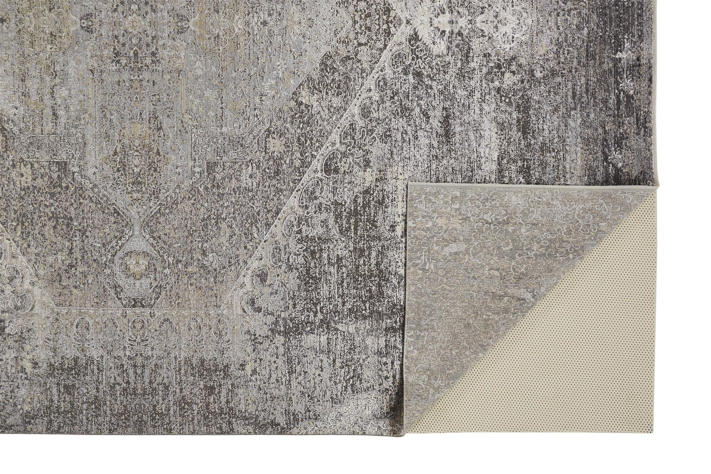 Feizy Sarrant 3963F Rug in Smoke - Image 3