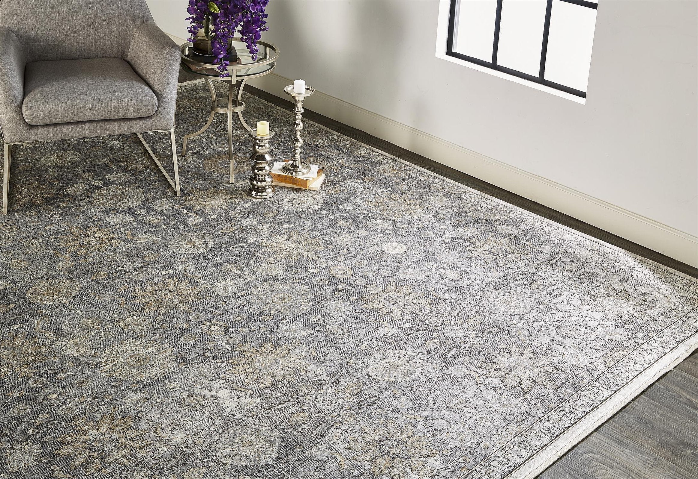 Feizy Sarrant 3965F Rug in Sand - Image 4