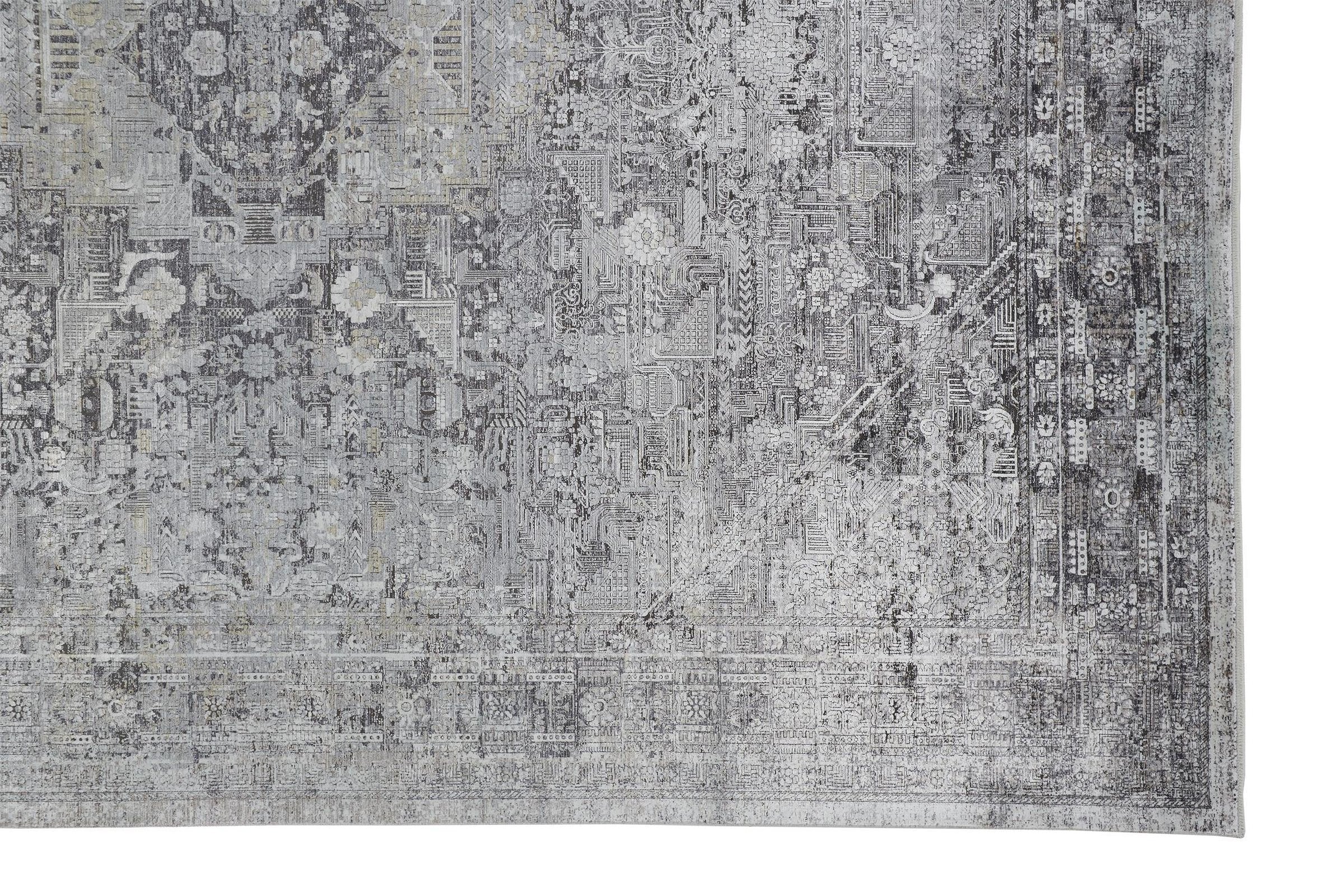 Feizy Sarrant 3966F Rug in Gray - Image 2