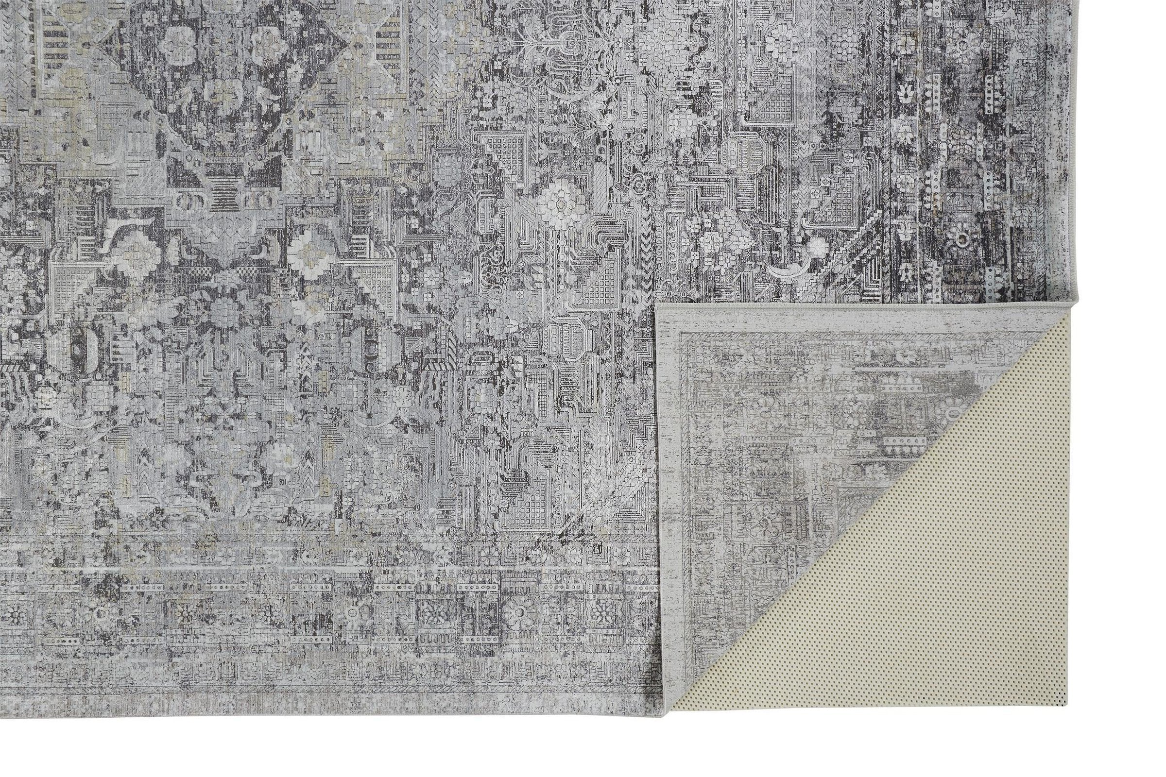 Feizy Sarrant 3966F Rug in Gray - Image 3