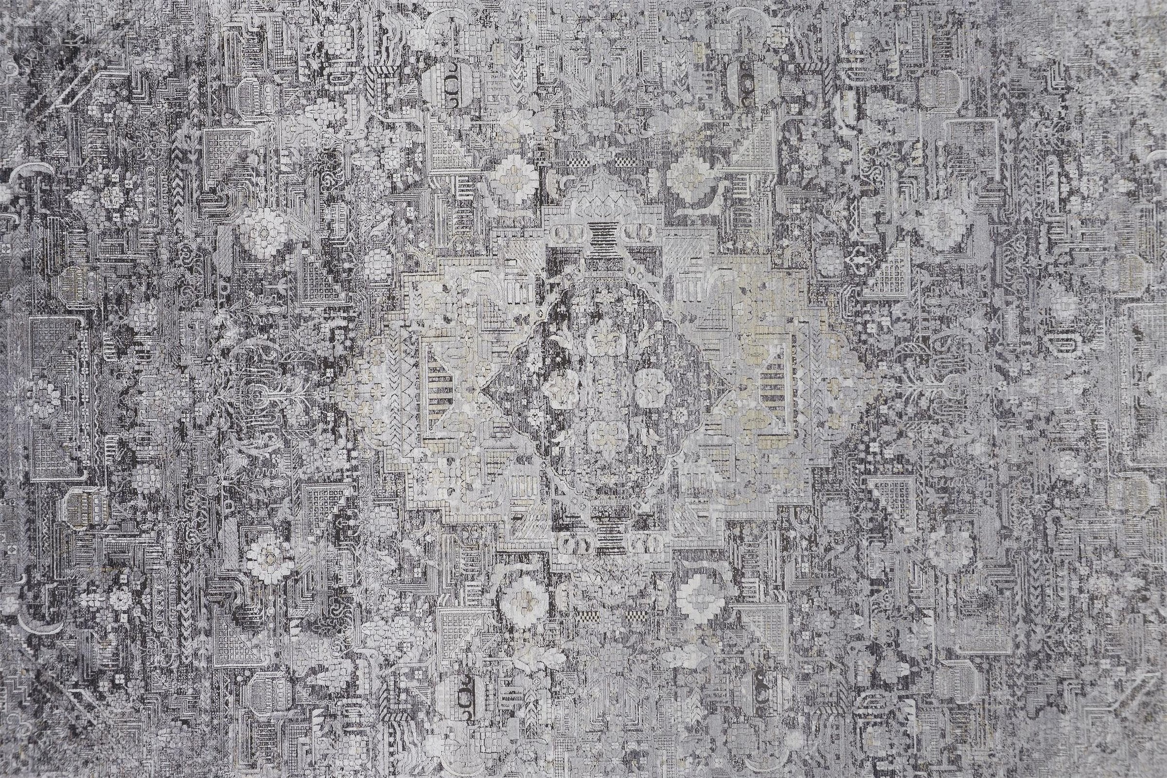 Feizy Sarrant 3966F Rug in Gray - Image 5