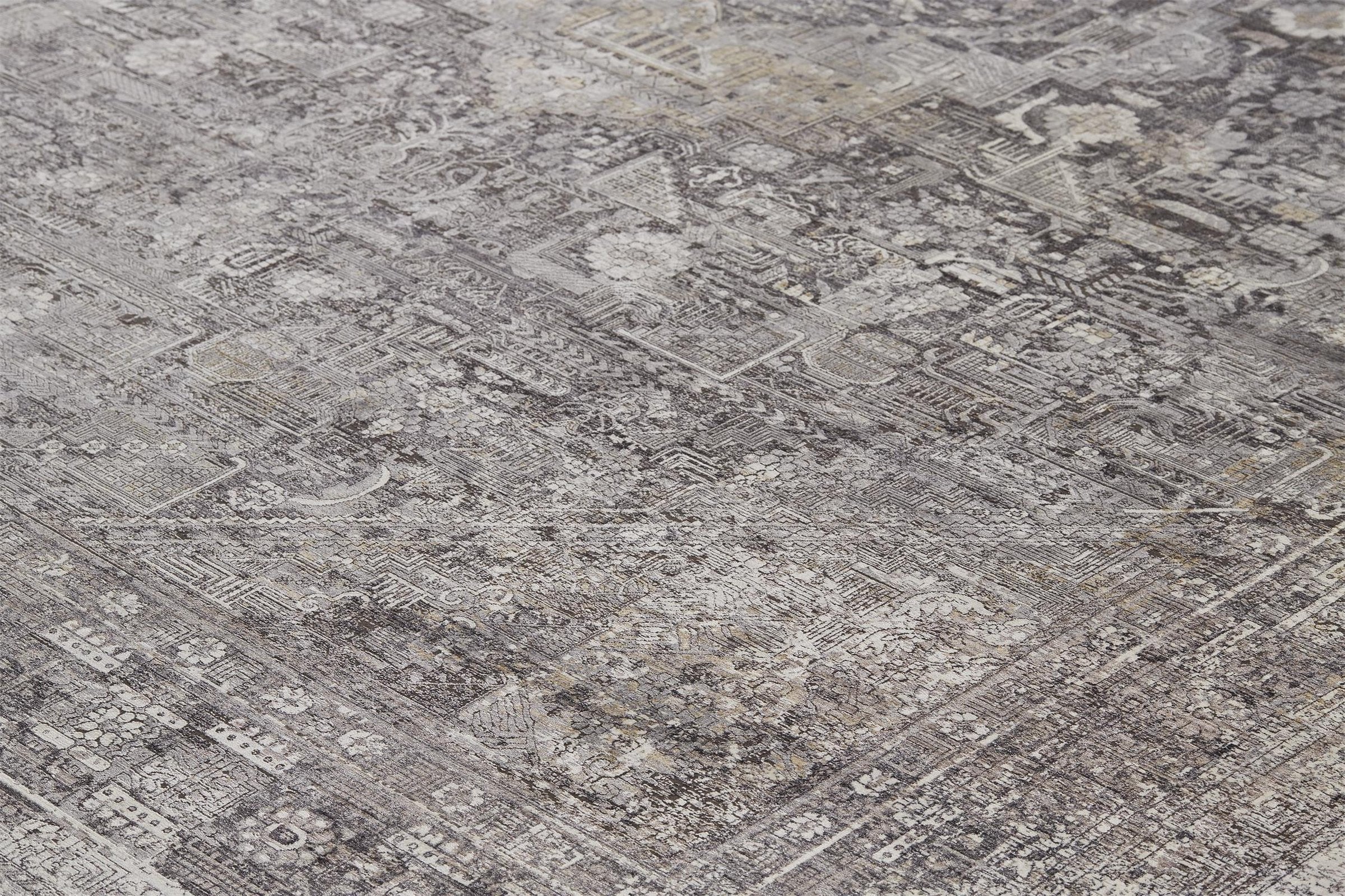 Feizy Sarrant 3966F Rug in Gray - Image 6