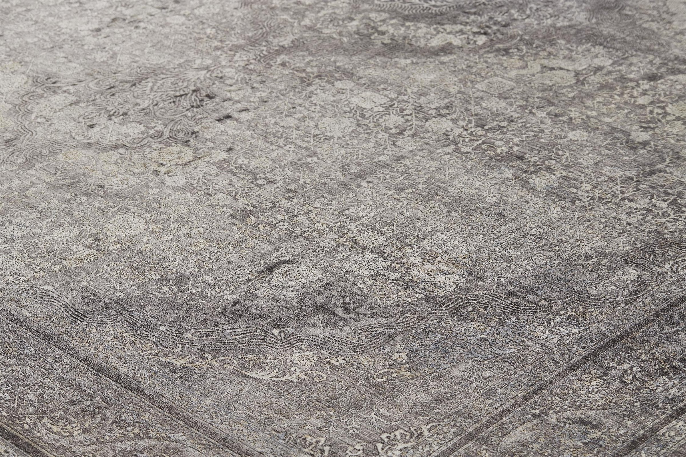 Feizy Sarrant 3967F Rug in Charcoal - Image 6
