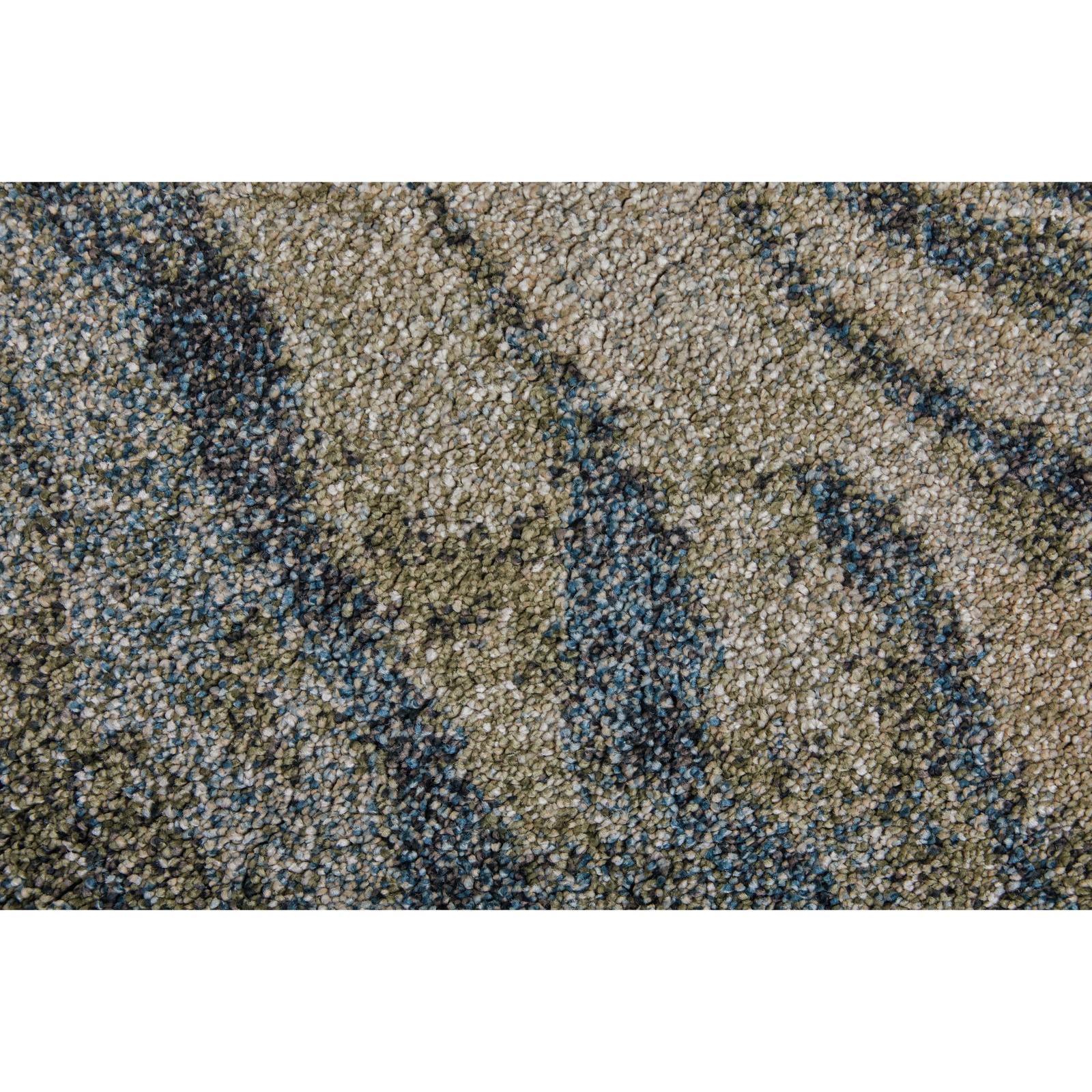 Feizy Skyview 39Q8F Modern Abstract Rug in Gray/Green/Ivory - Image 7
