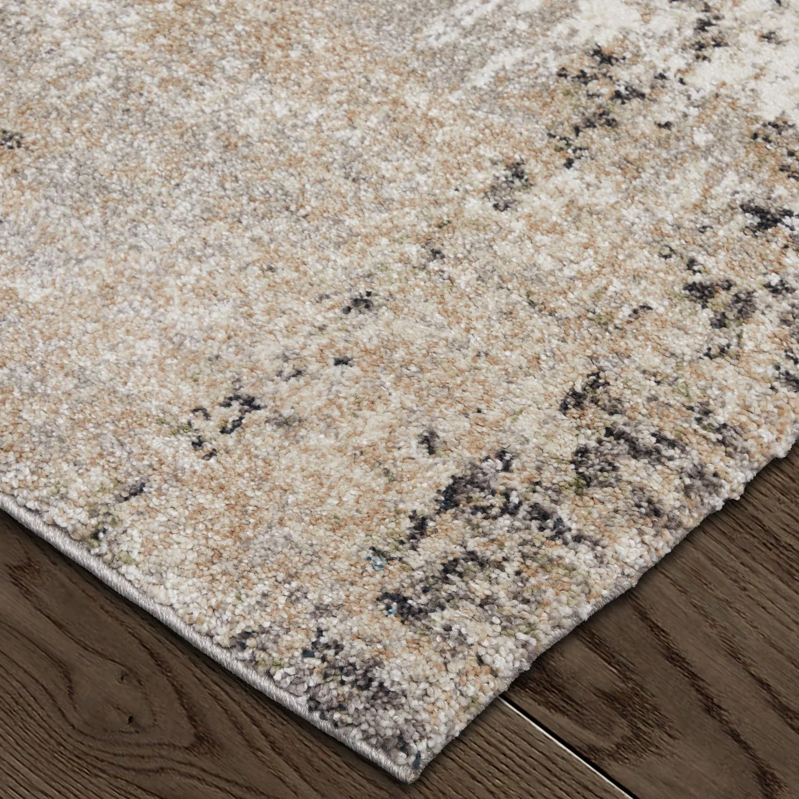 Feizy Skyview 39Q9F Modern Abstract Rug in Gray/Taupe/Ivory - Image 3