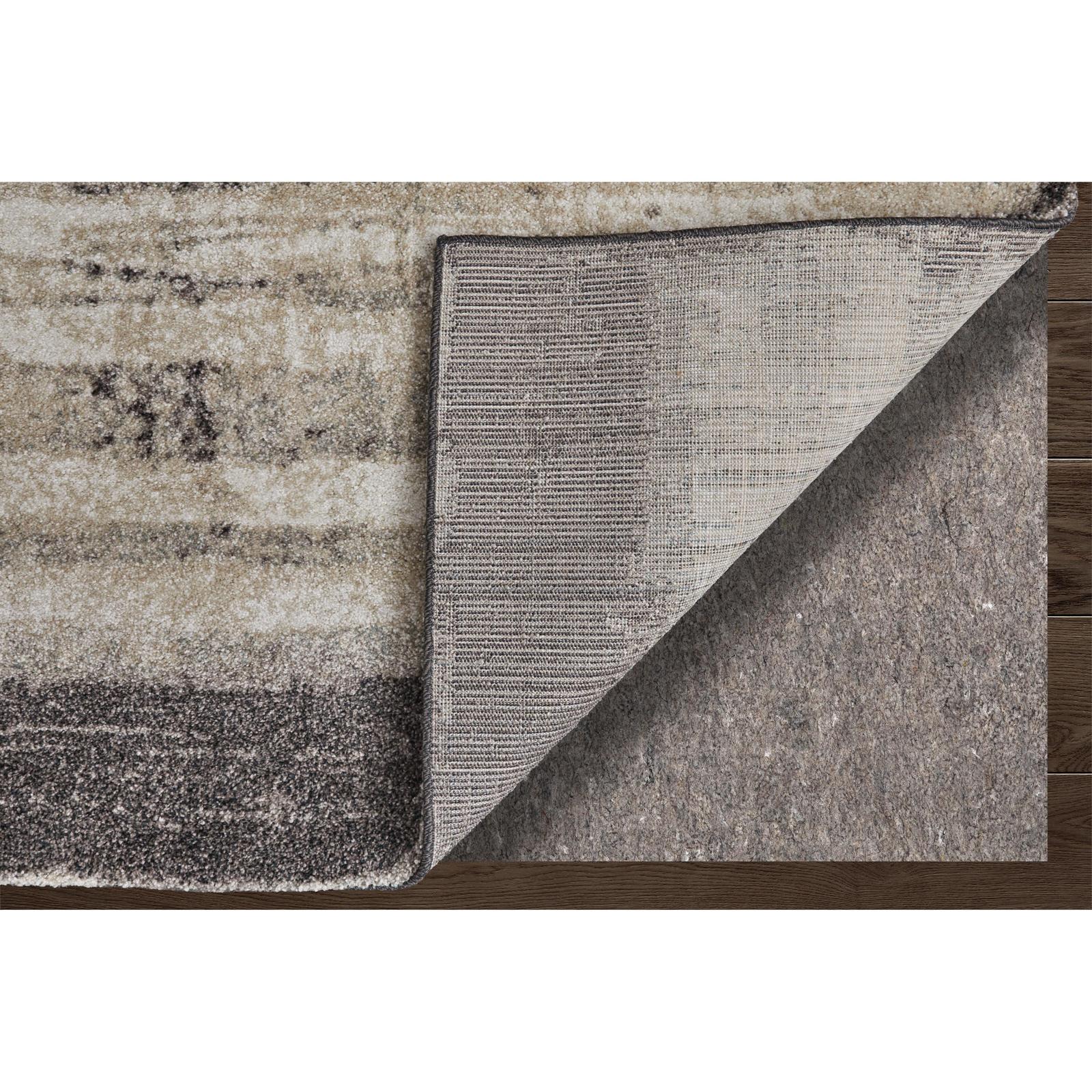 Feizy Skyview 39QAF Modern Abstract Rug in Gray/Ivory/Taupe - Image 4