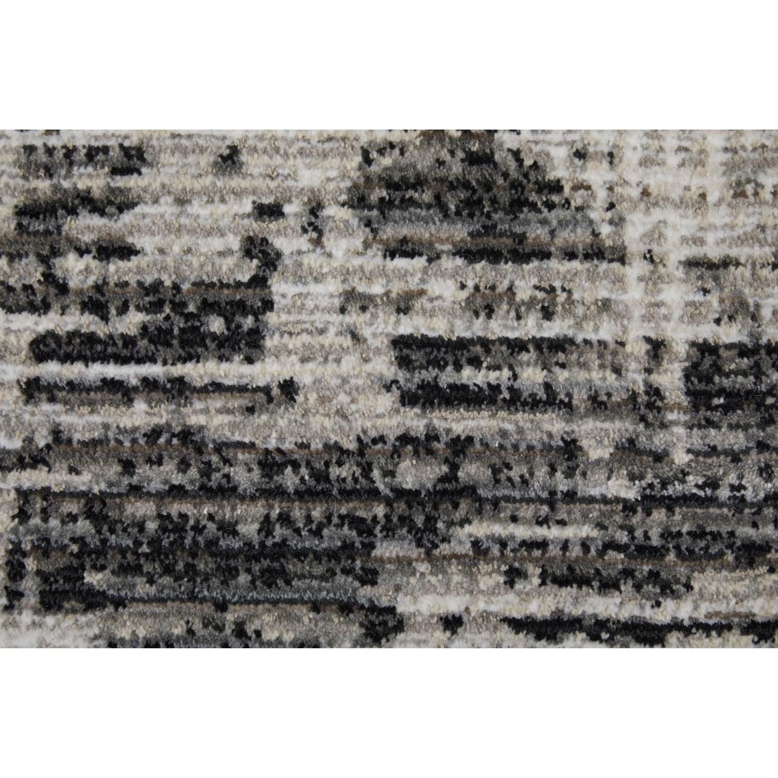 Feizy Sonora 39NYF Modern Abstract Rug in Gray/Ivory - Image 6