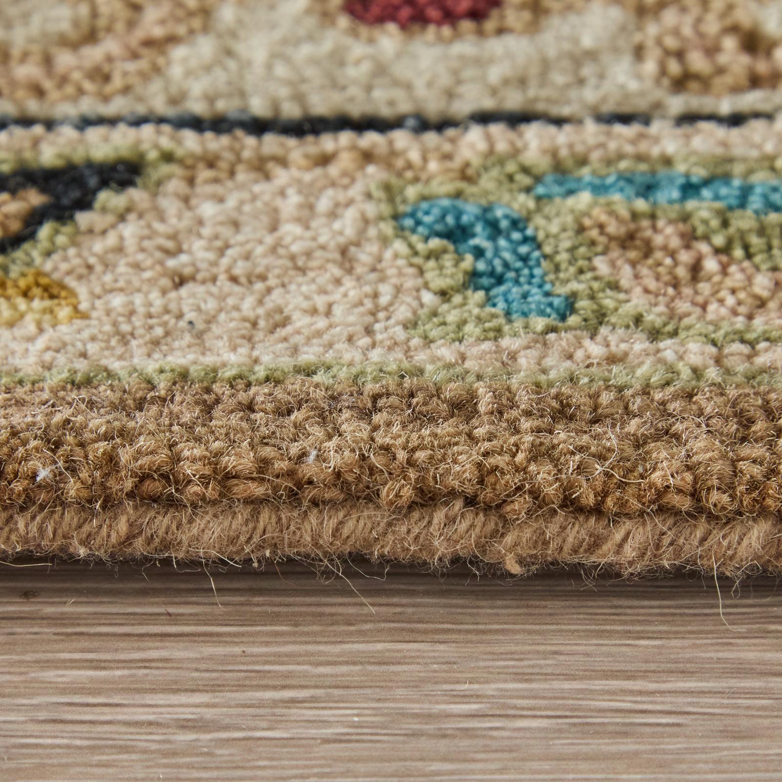 Feizy Springfield 8A45F Traditional Floral & Botanical Rug in Tan/Ivory/Blue - Image 8