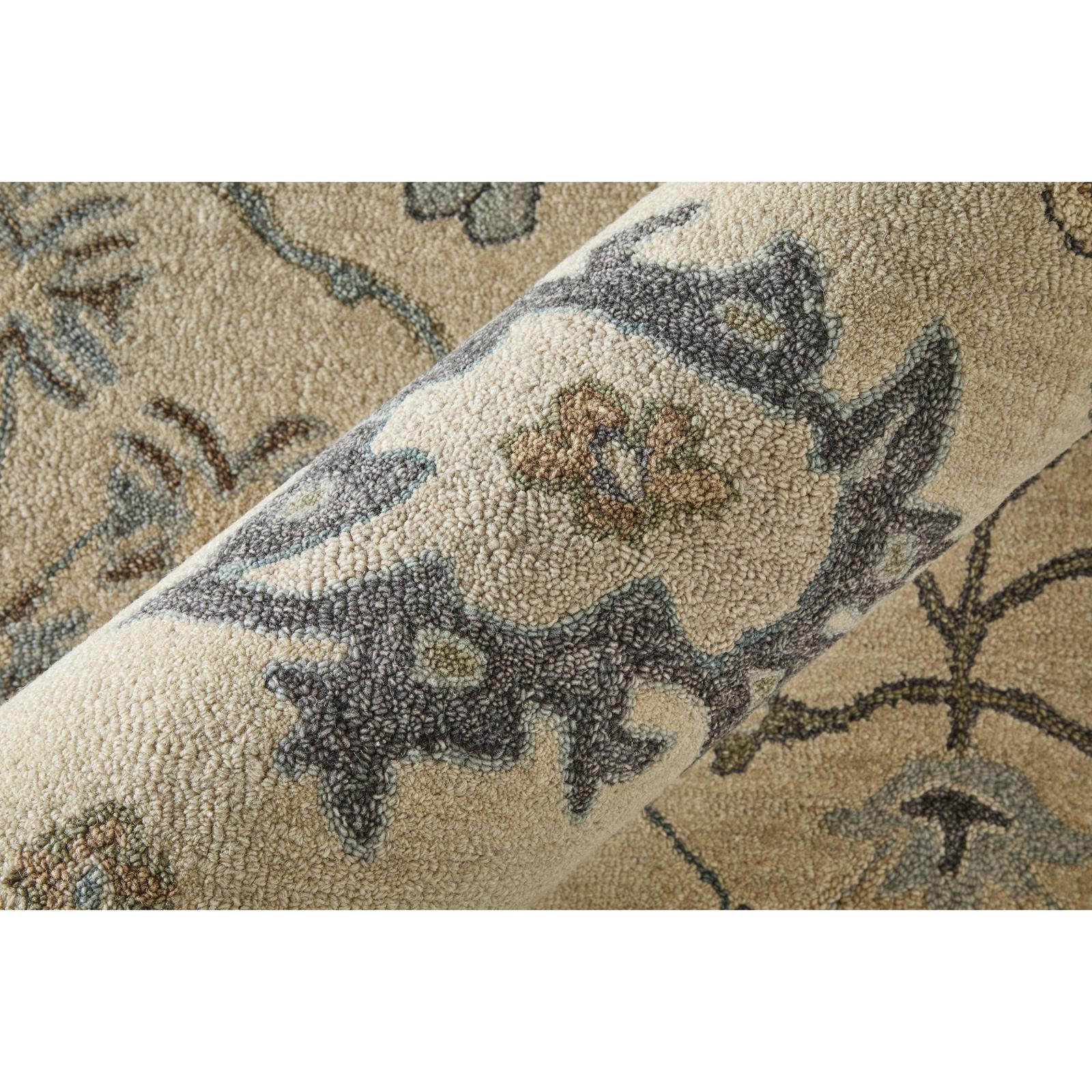 Feizy Springfield 8A48F Transitional Floral & Botanical Rug in Ivory/Tan/Gray - Image 5